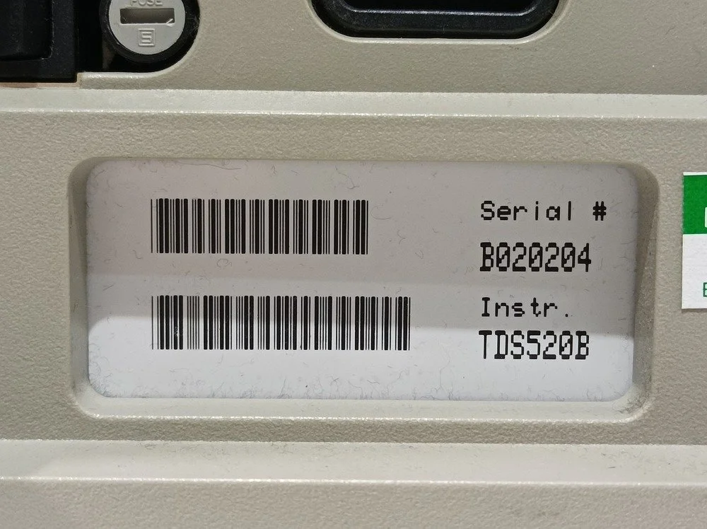 Tektronix TDS520B, Digitizing Oscilloscope, 2-Channel, 500 MHz, 1 GS/s #