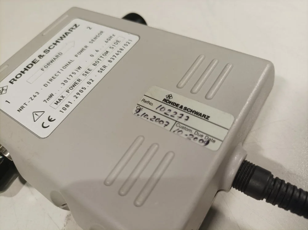 Rohde & Schwarz NRT, Power Reflection Meter + NRT-Z43 Directional Power Sensor