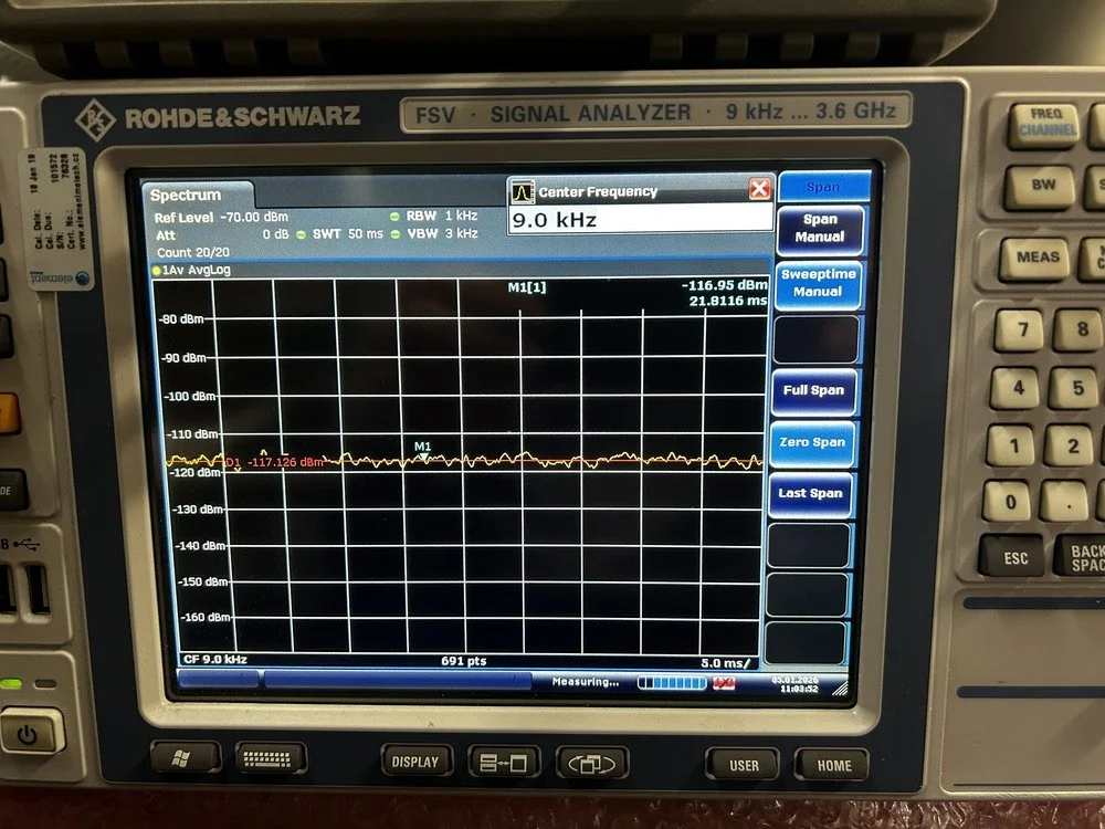 Rohde & Schwarz FSV3, Signal Analyzer, 10 Hz-3.6 GHz, OPT: B25, K10, K72 #