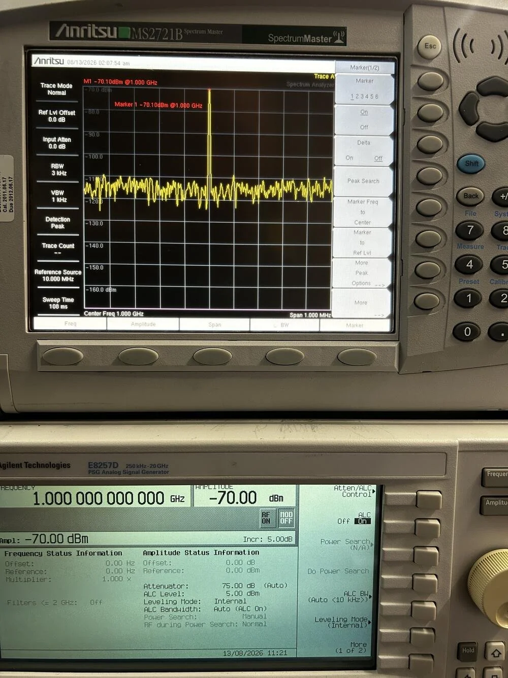 Anritsu MS2721B Spectrum Master #