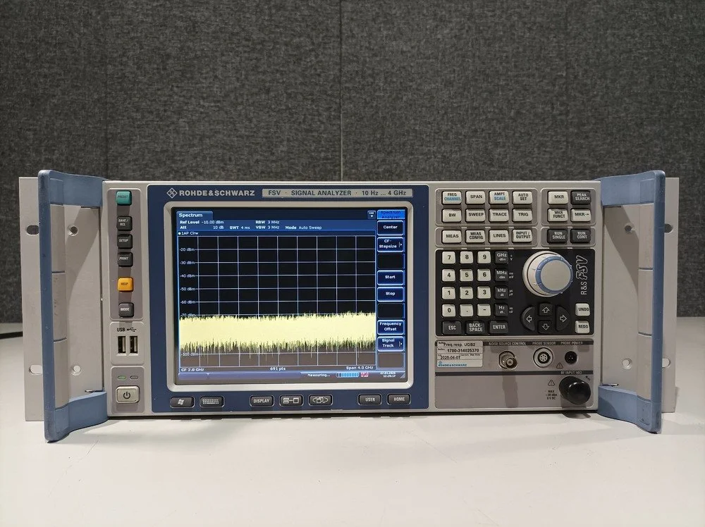 Rohde & Schwarz FSV4, Signal Analyzer, 10 Hz-4 GHz, OPT: B25, B29, K10, K72 #