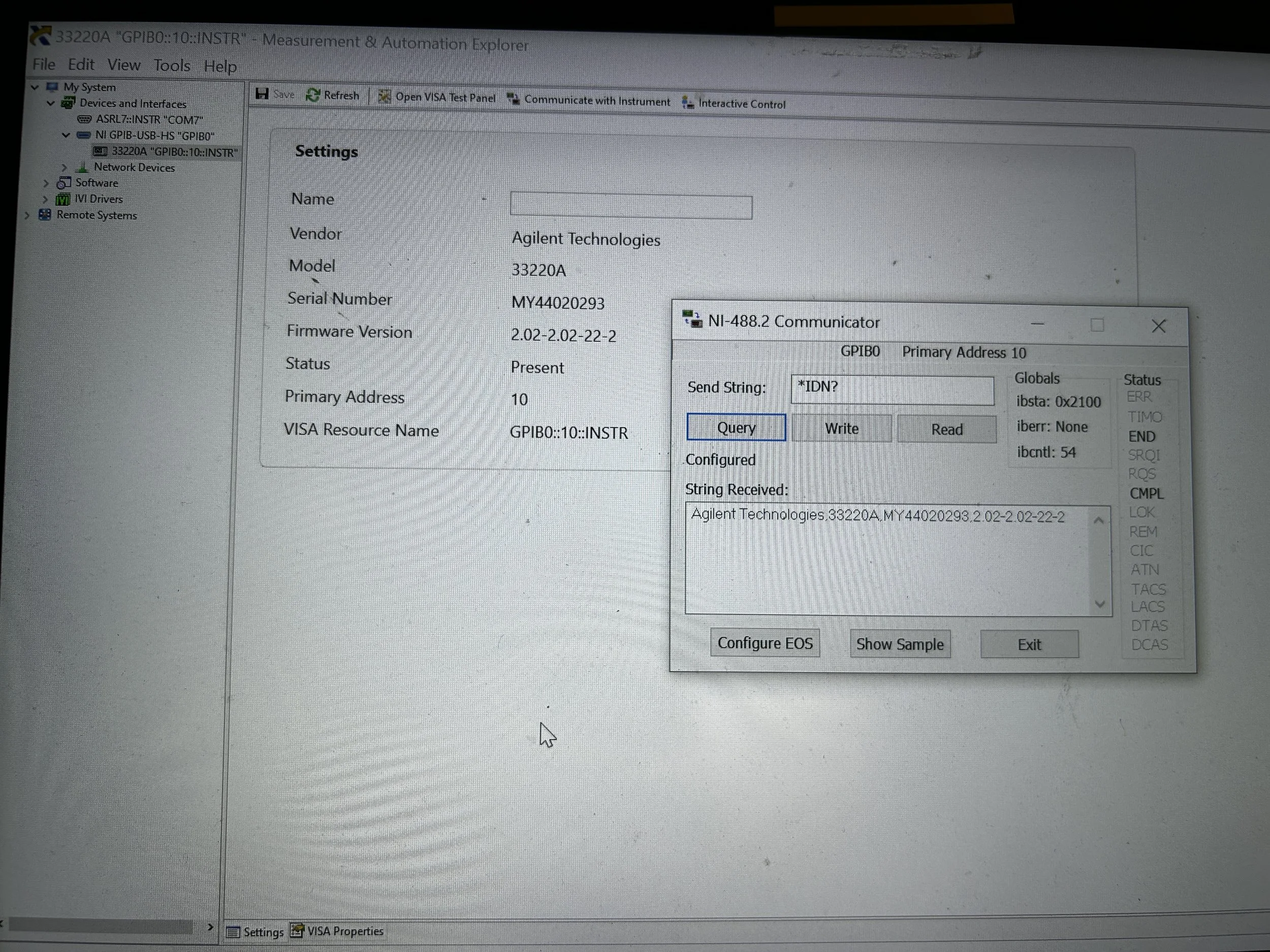 Agilent 33250A, Function/Arbitrary Waveform Generator, 80MHz #