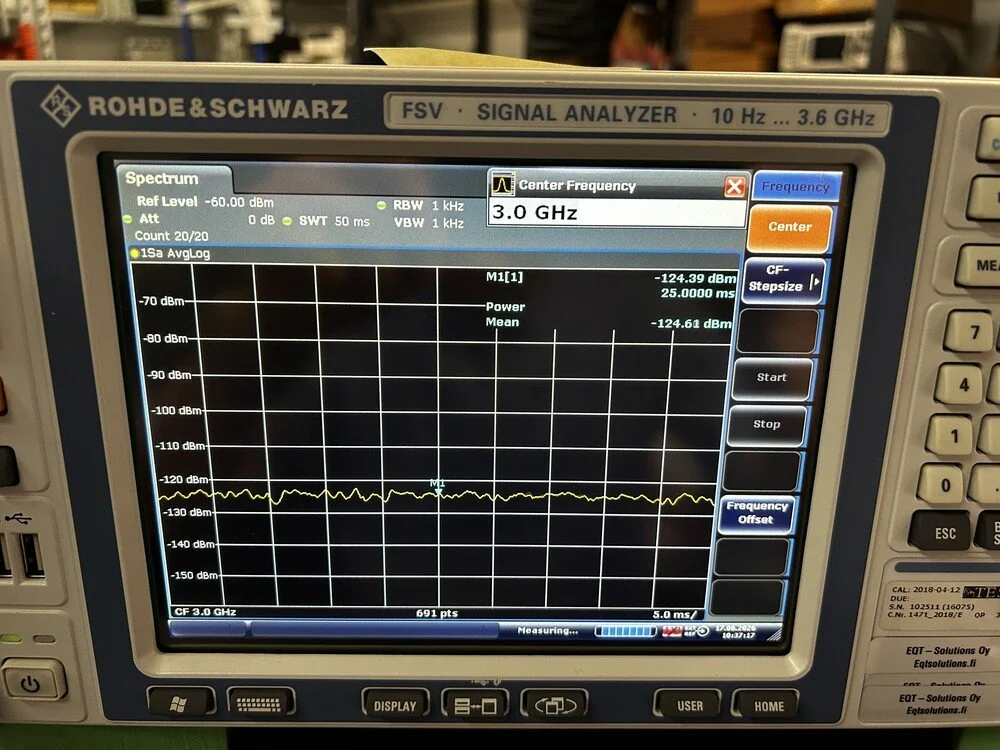 Rohde & Schwarz FSV3, Signal Analyzer, 10Hz-3.6GHz, OPT: B25, B29, K10, K72, 102511-Kj #