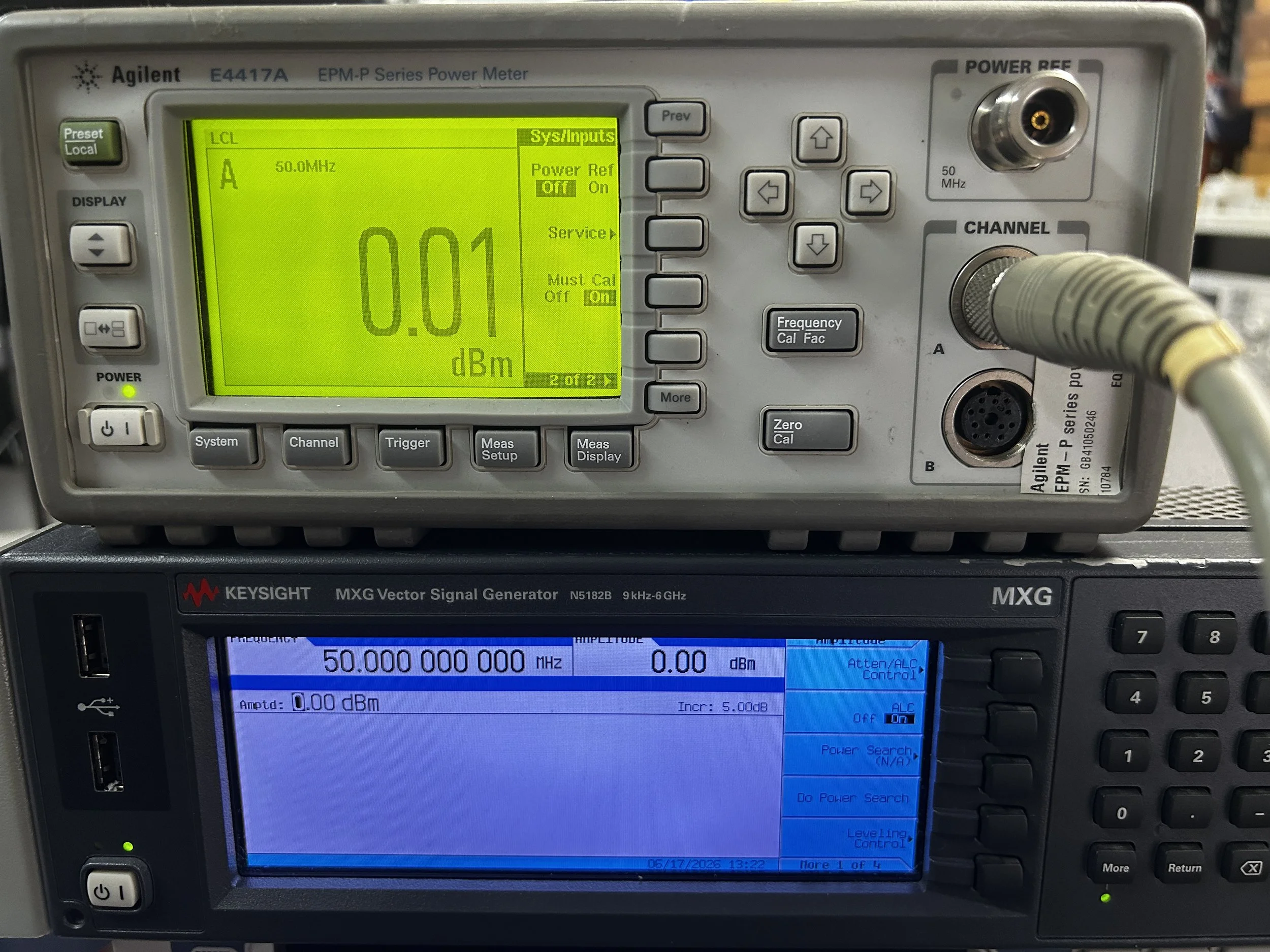Agilent E9301A, Average Power Sensor, 10 MHz - 6 GHz, 20 dBm, N