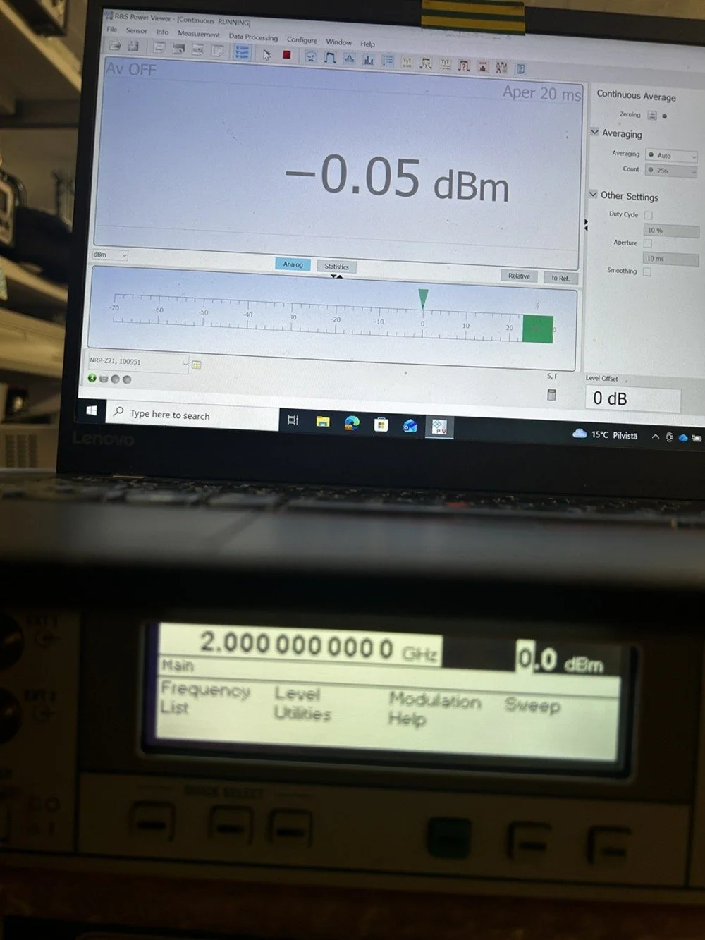 Rohde & Schwarz NRP-Z21, 10MHz-18GHz  sensor with NRP-Z4 USB adapter