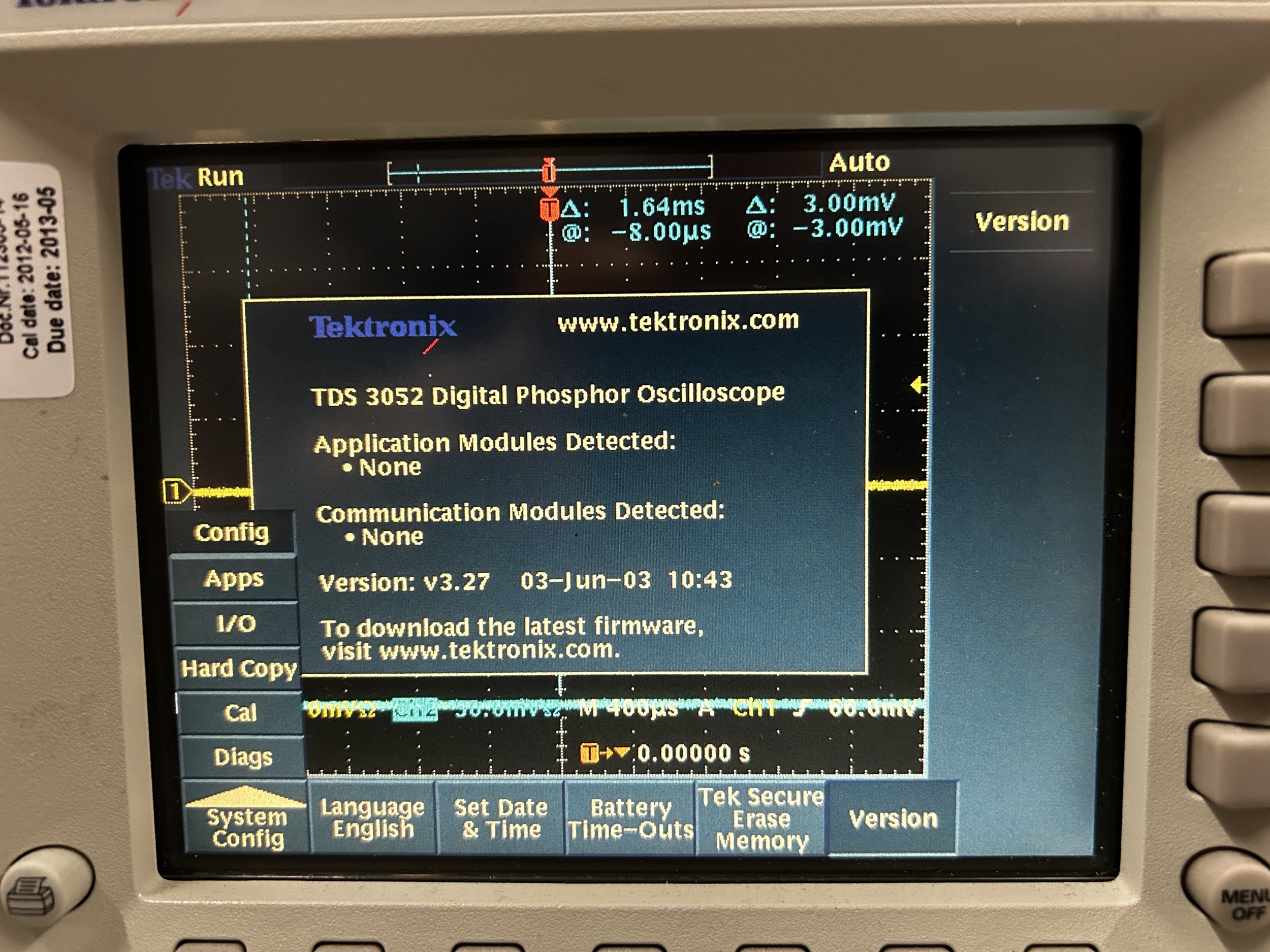 Tektronix TDS 3052, Digital Phosphor Oscilloscope, 500 MHz, 5 GS/s #