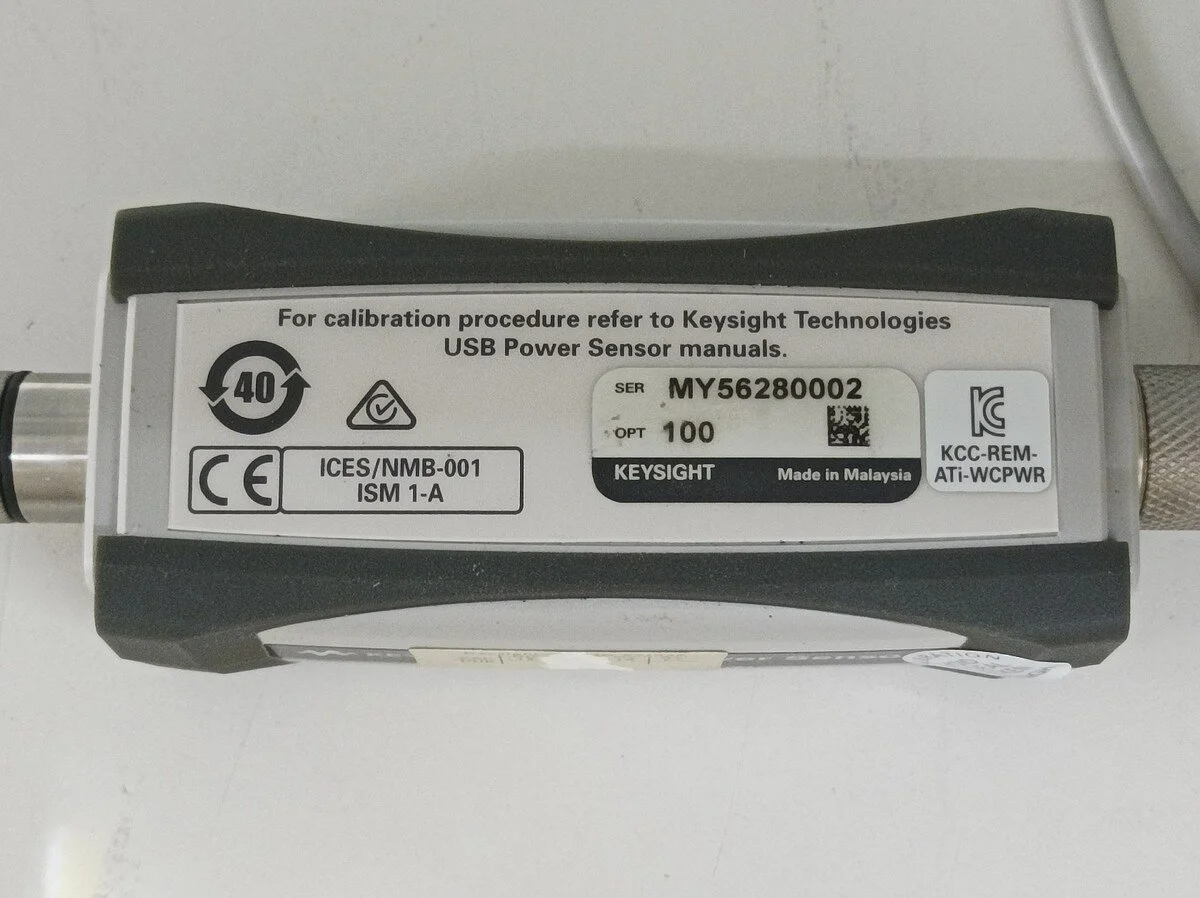 Keysight U2022XA, USB Peak Power Sensor, 50 MHz - 40 GHz #