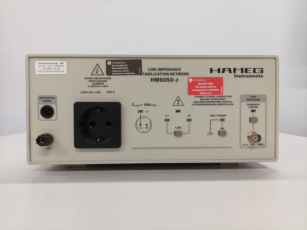 Hameg HM6050-2, Line impedance stabilization network #