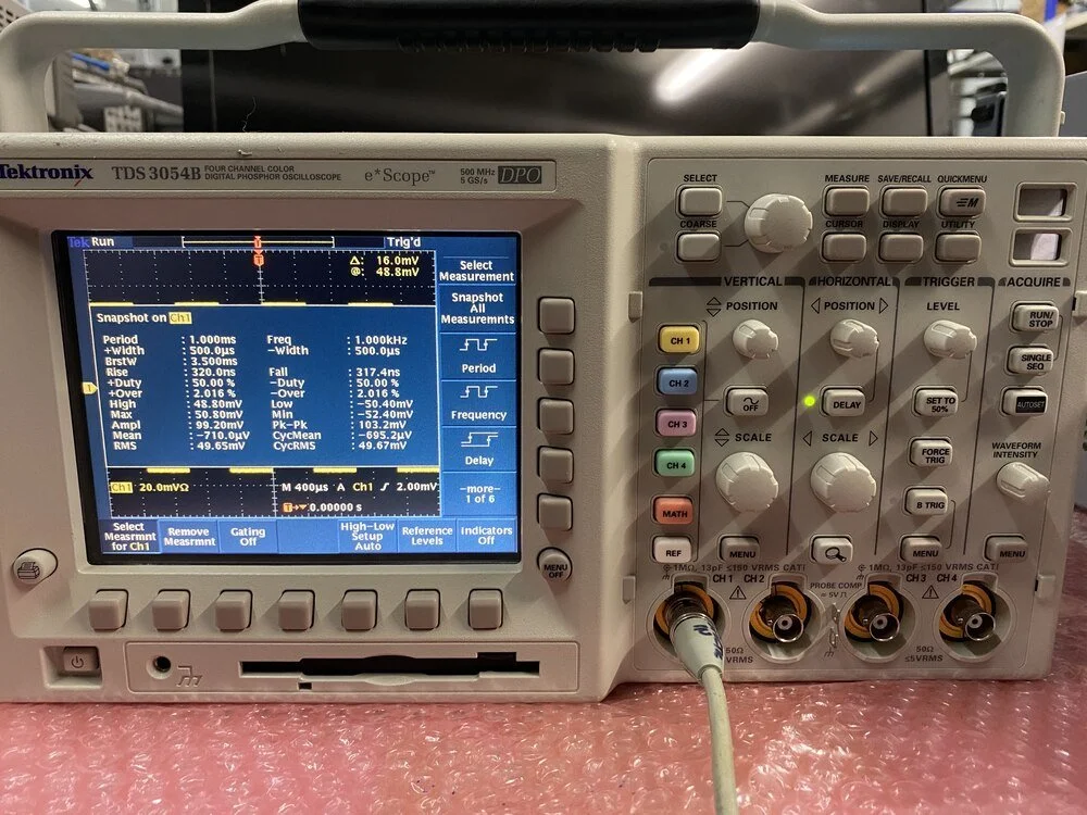 Tektronix TDS3054B, Digital Phosphor Oscilloscope, 500 MHz, 5 GS/s #