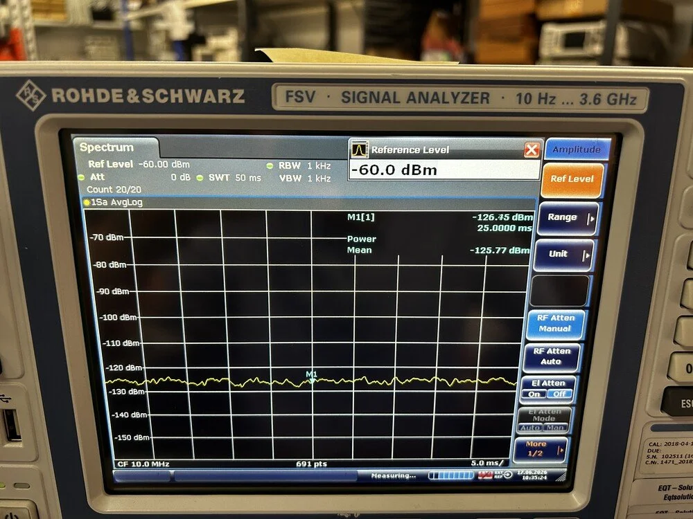 Rohde & Schwarz FSV3, Signal Analyzer, 10Hz-3.6GHz, OPT: B25, B29, K10, K72, 102511-Kj #