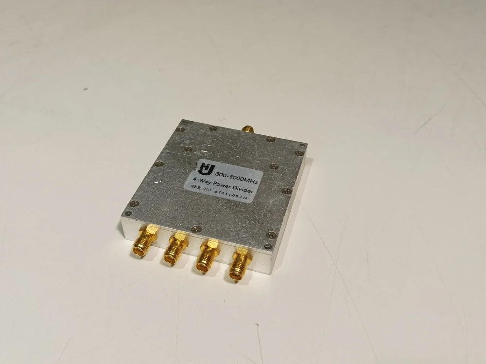 HJ, 4 way Power Divider 0.8-3.0 GHz #