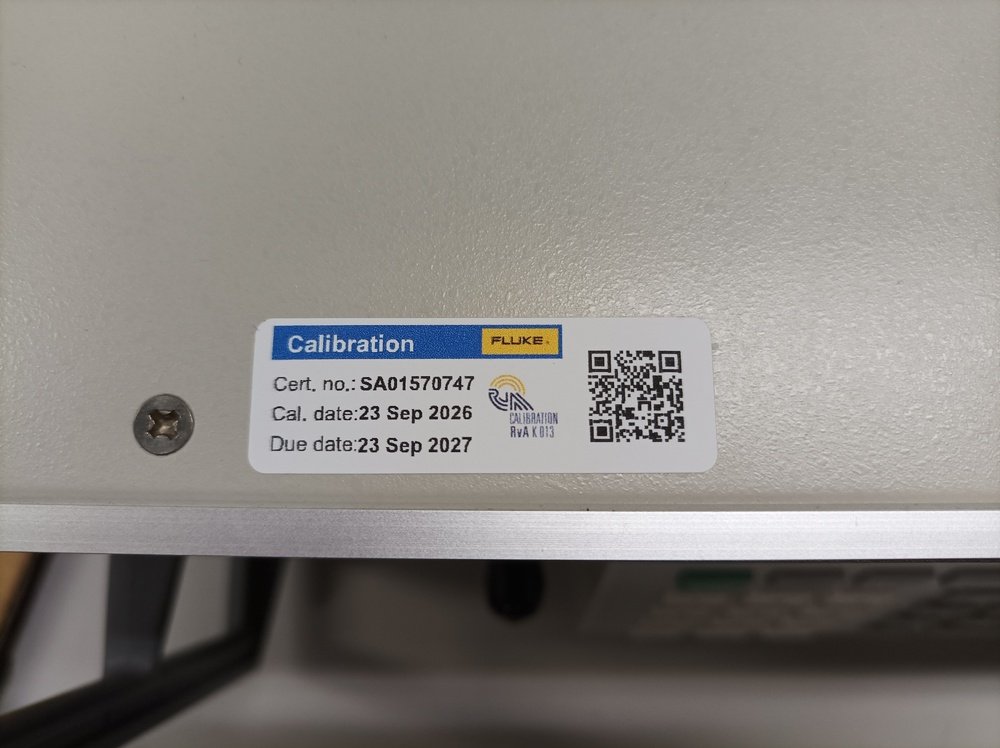 Fluke 5500A Calibrator with option 5500A-SC, OEM cal. 09/2026