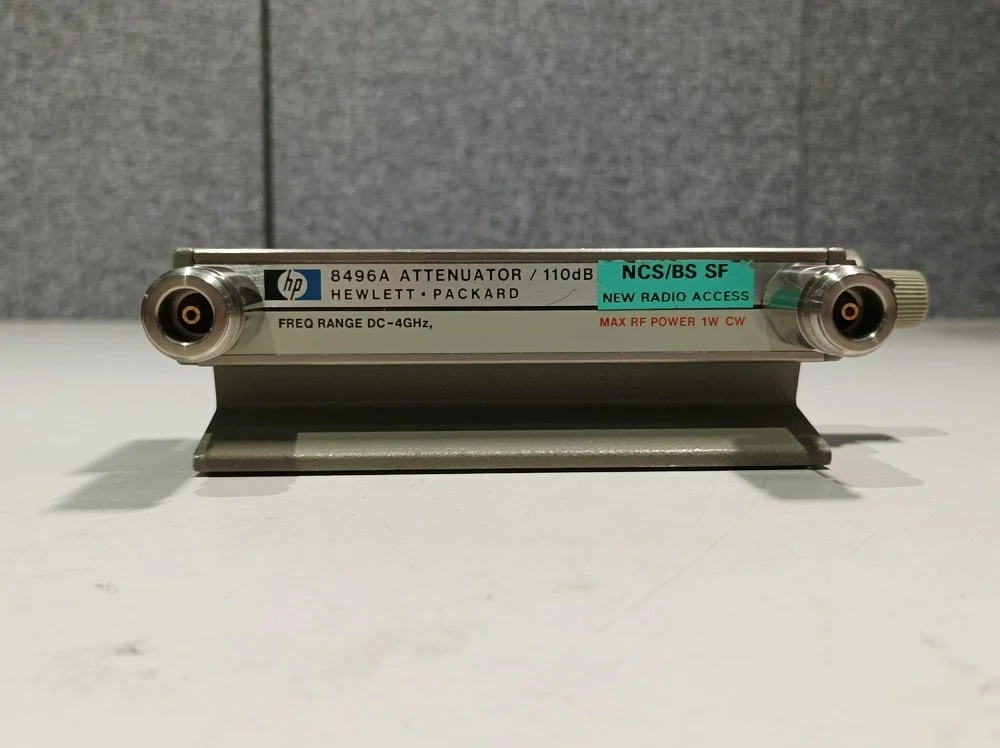 Hewlett Packard 8496A, Attenuator, DC - 4 GHz, 110 dB #
