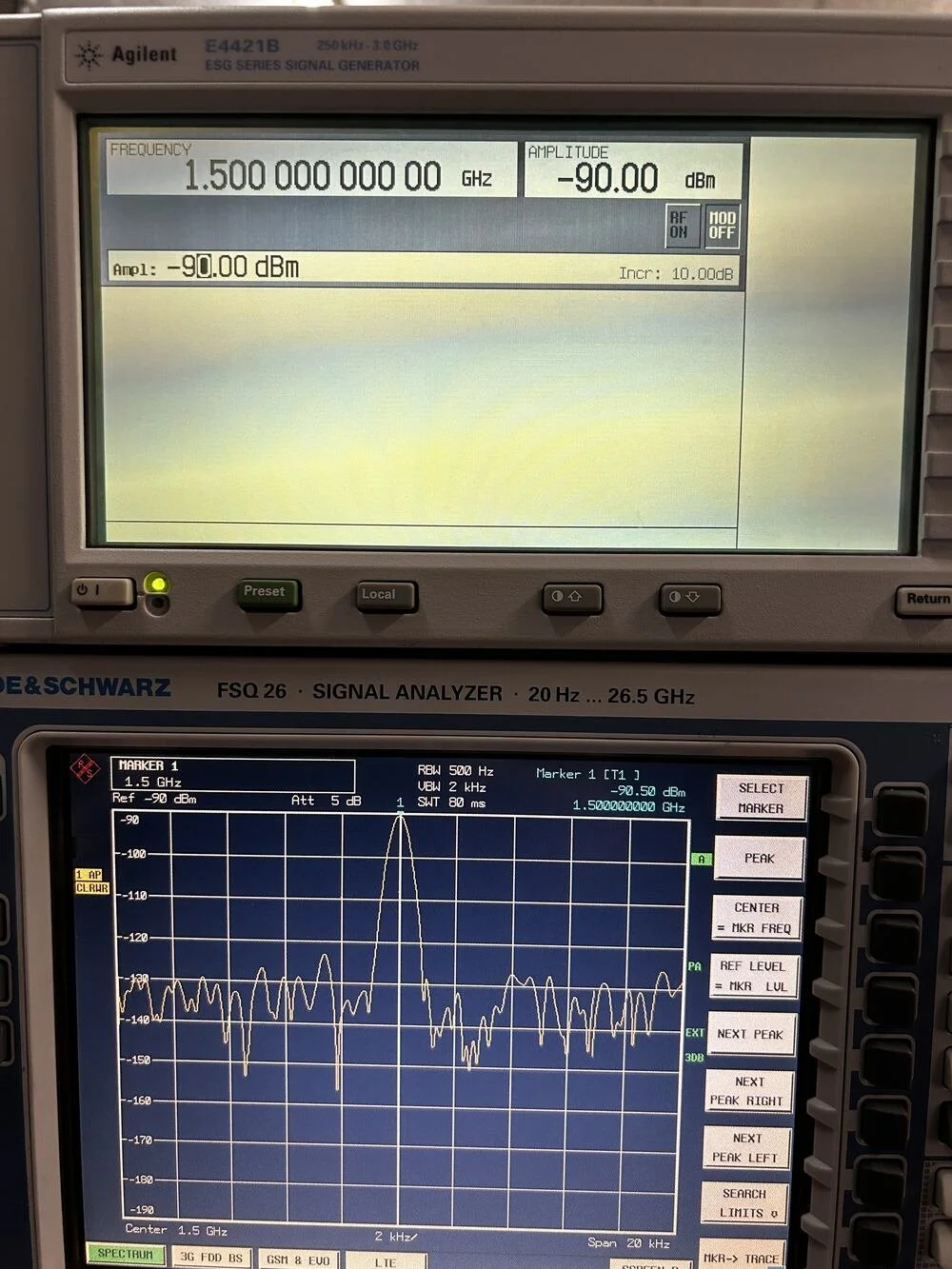 Agilent E4421B ESG Series Signal Generator, 250kHz-3.0GHz