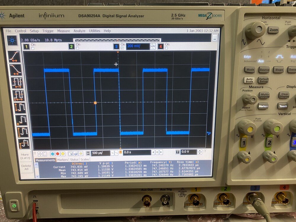 Agilent DSA90254A, Digital Signal Analyzer, 2.5 GHz, 20 GSa/s, OPT: 009, DSA #