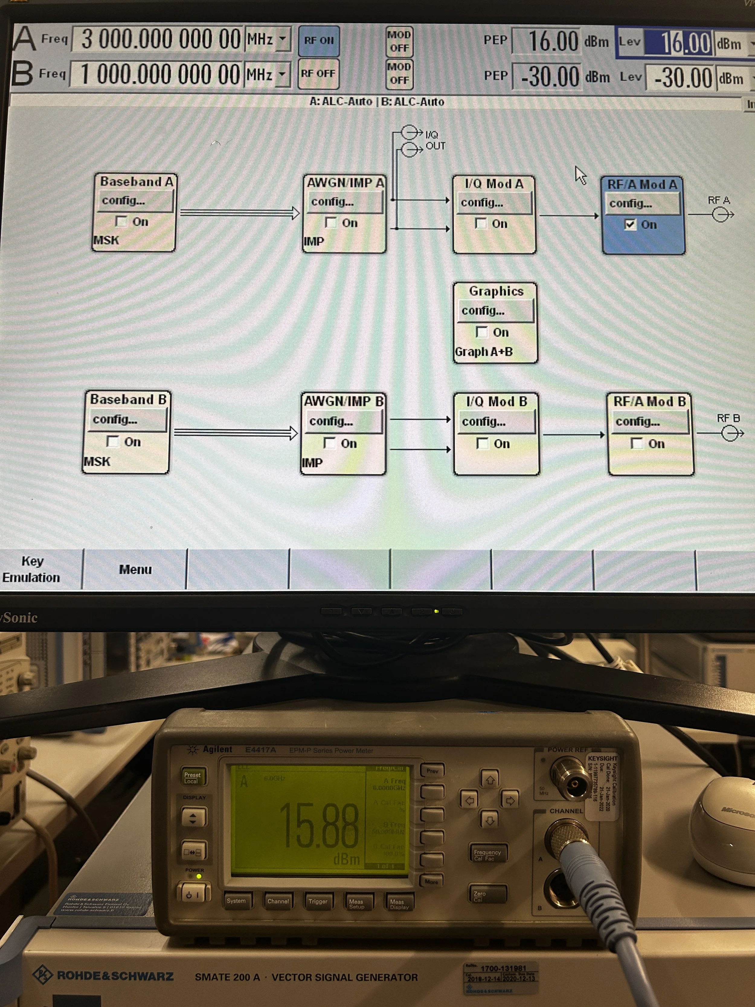 Rohde & Schwarz SMATE200A, Vector Signal Generator, 100kHz-6GHz, with many options #