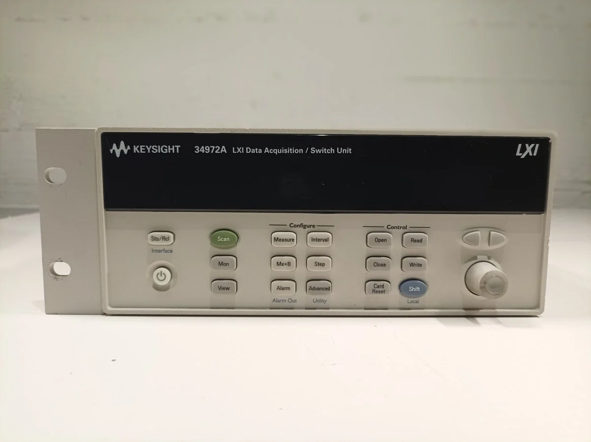 Keysight 34972A, LXI Data Acquisition/Switch Unit #