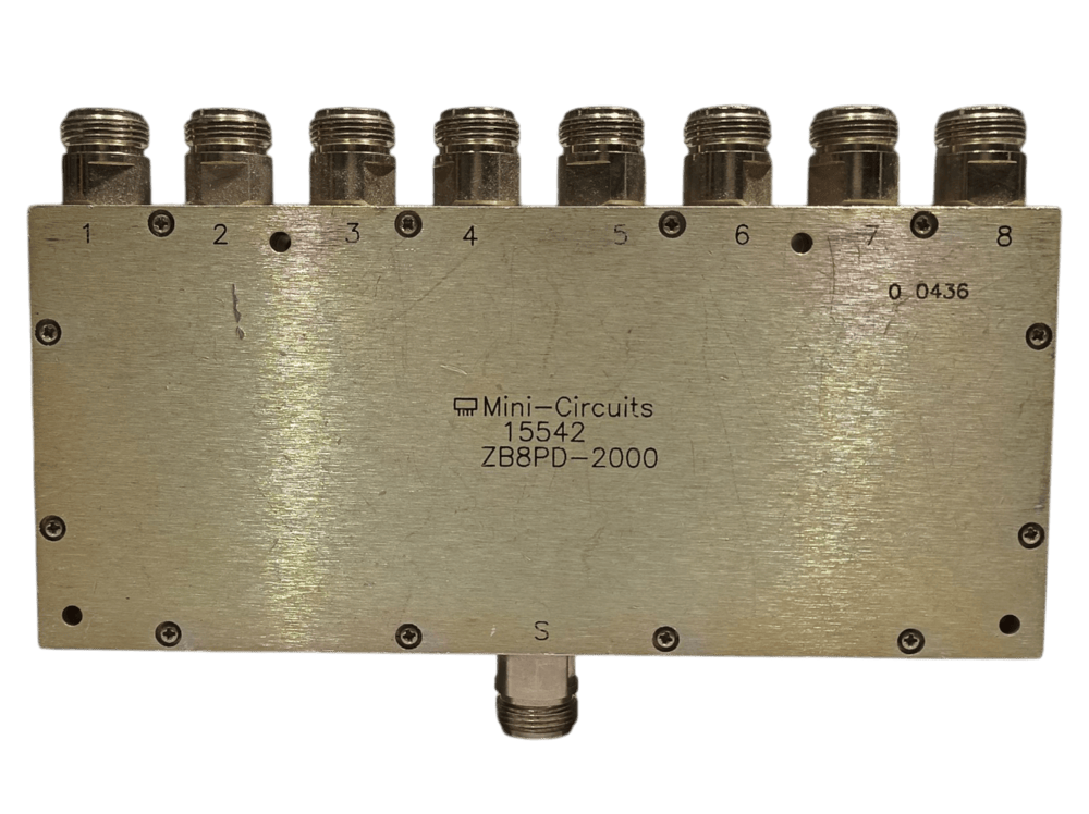 Mini-Circuits ZB8PD-2000, Power Splitter 800-2000 MHz #