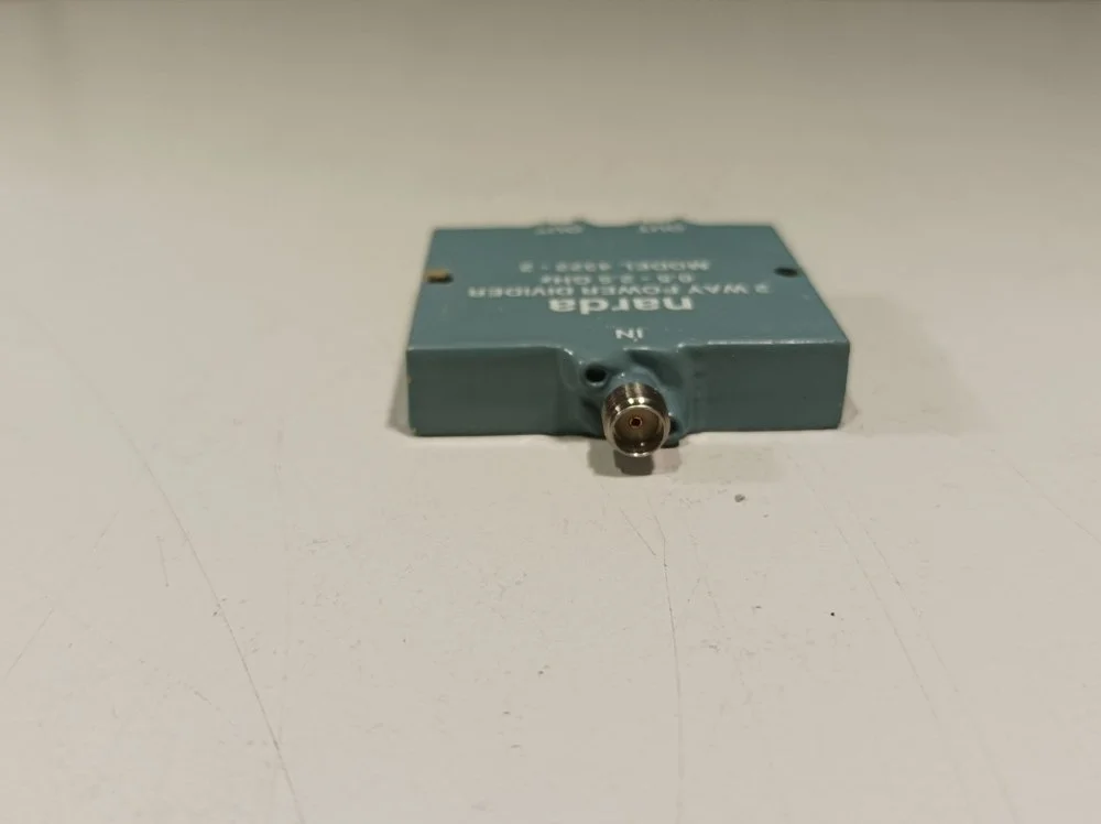 Narda 4322-2, 2-Way Power Divider, 0.5-2.5 GHz #