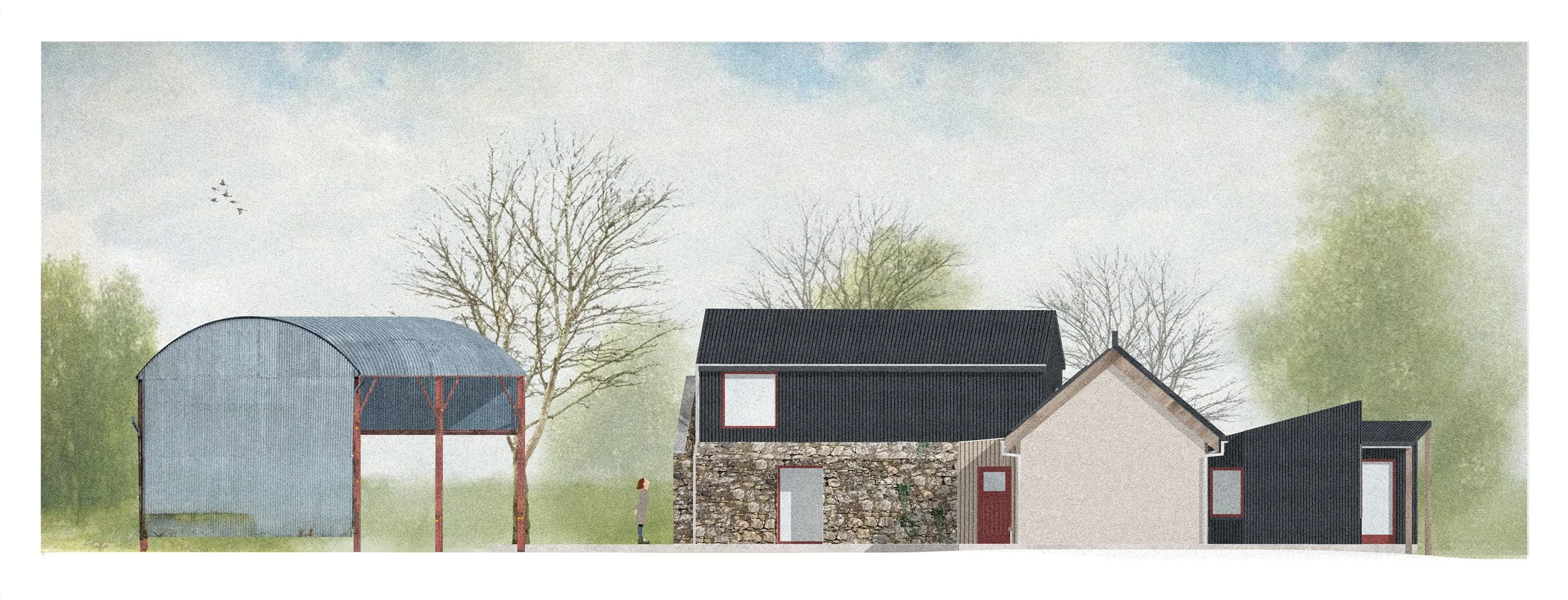 East Elevation, Refurbishment, Red.jpg