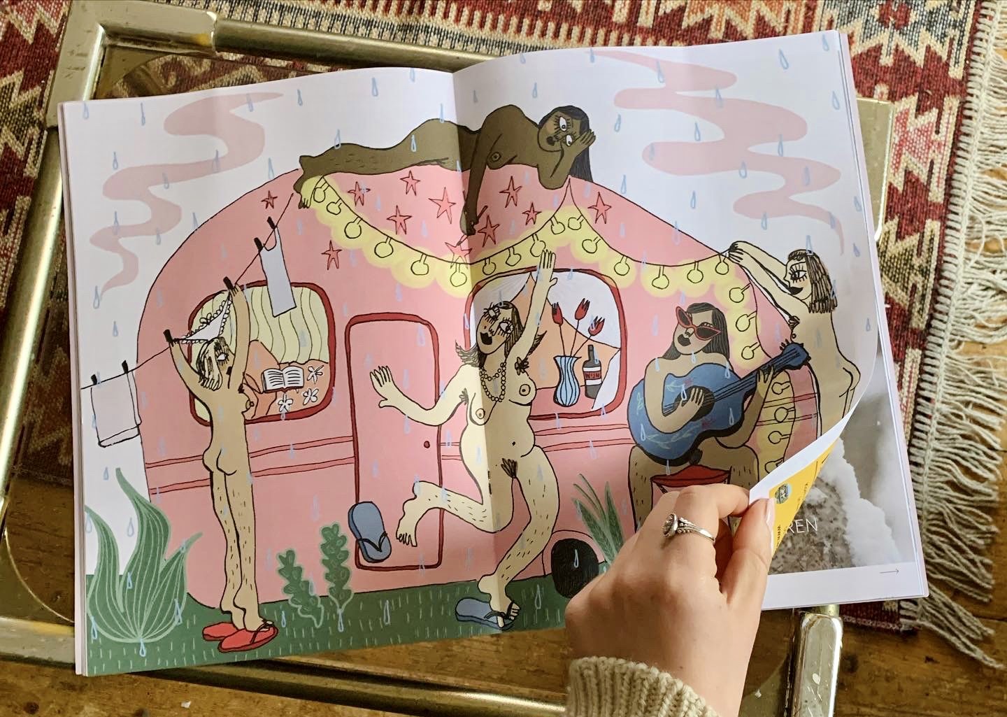 Illustratie voor Magazine Athena, 2023