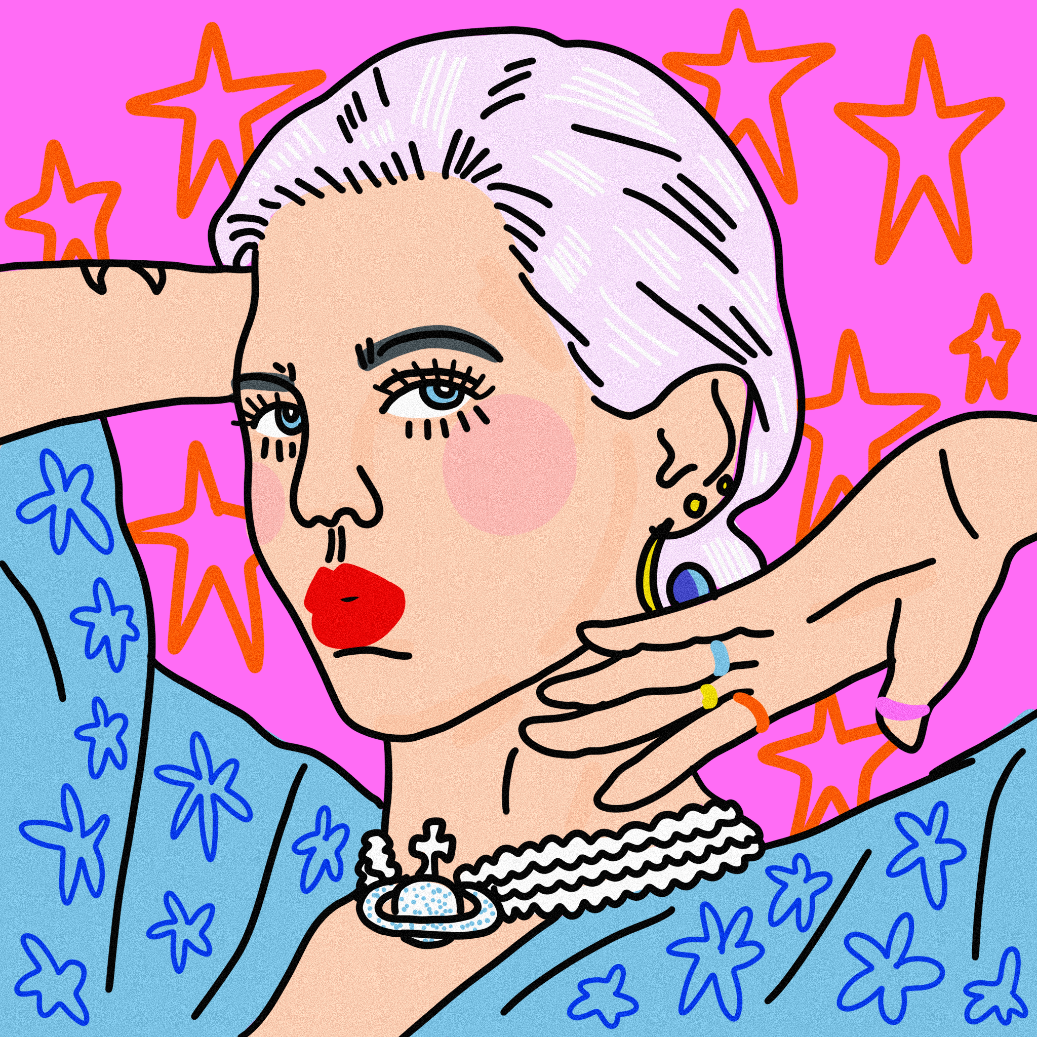 Illustratie voor The TittyMag, 2021