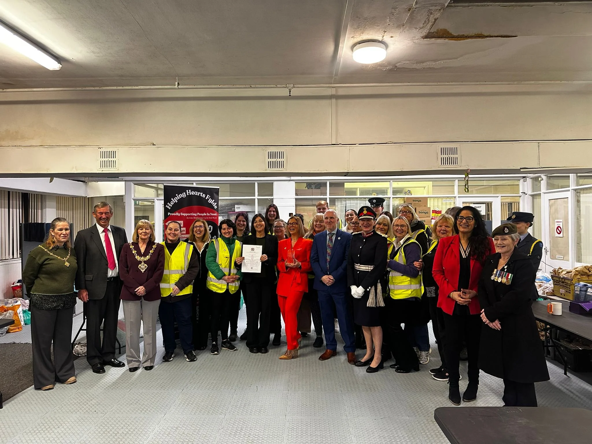 A Proud Moment for Helping Hearts Fylde