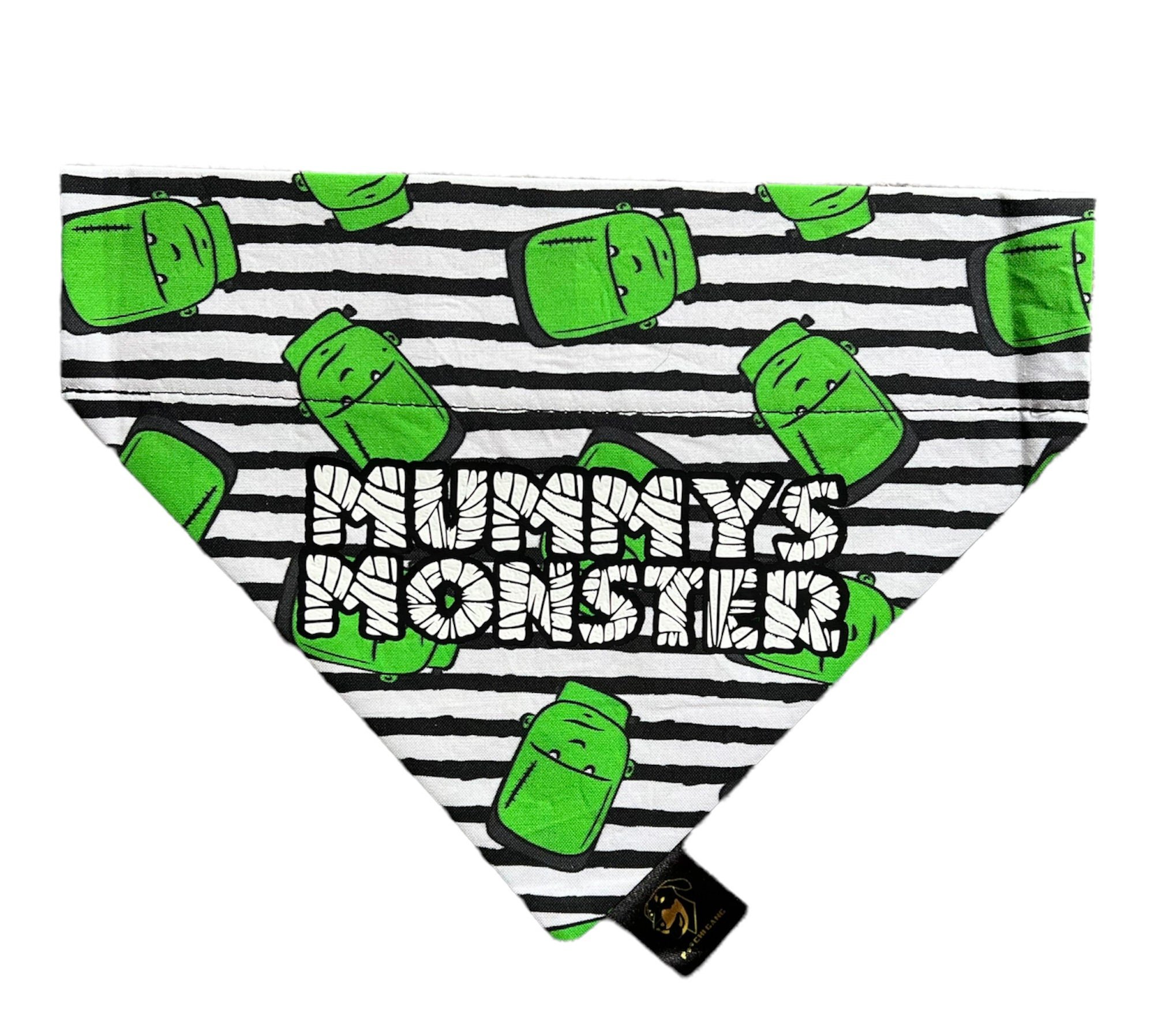 Mummy’s Monster Dog Bandana - glow in the dark