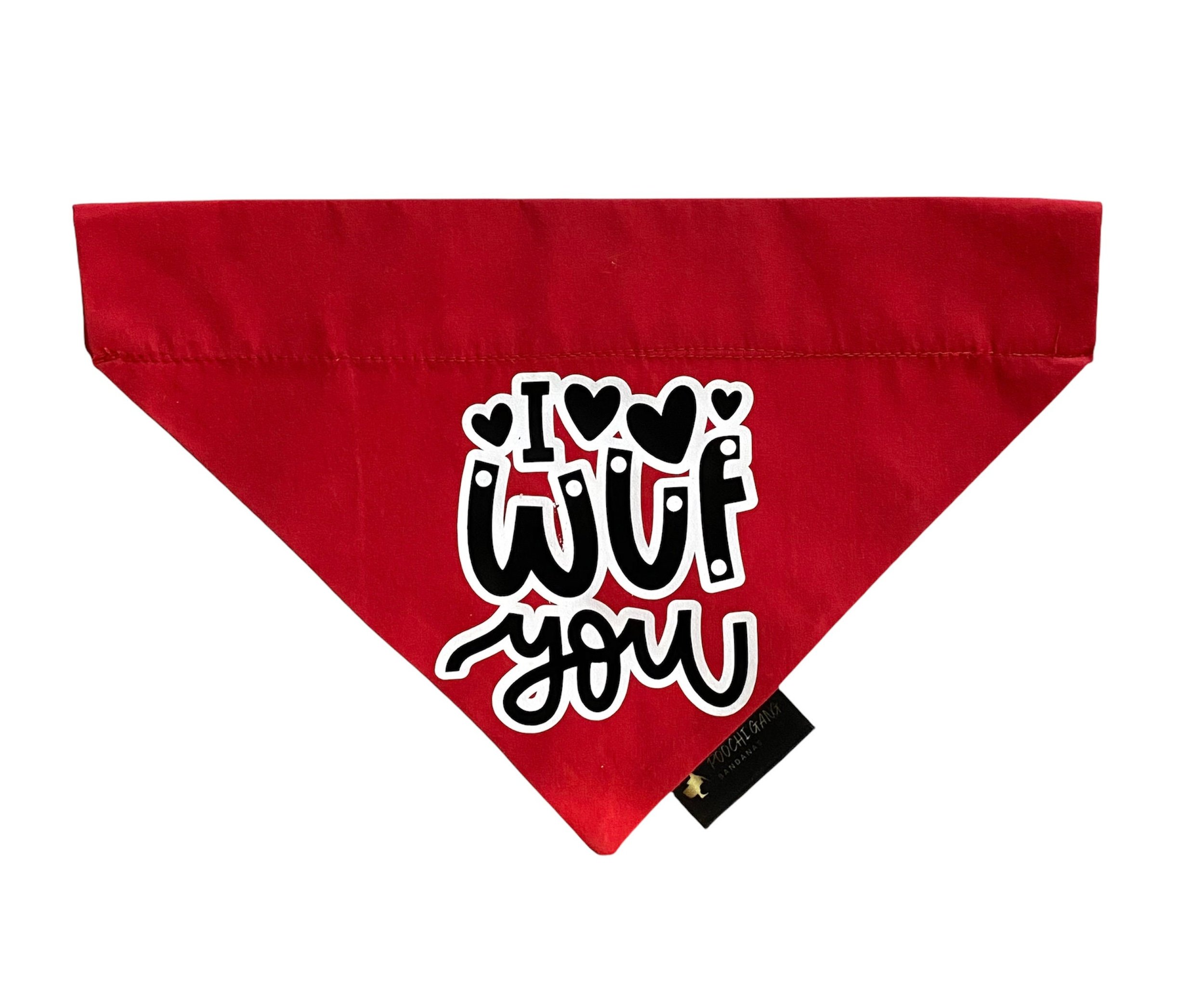 I Wuf You Dog Bandana