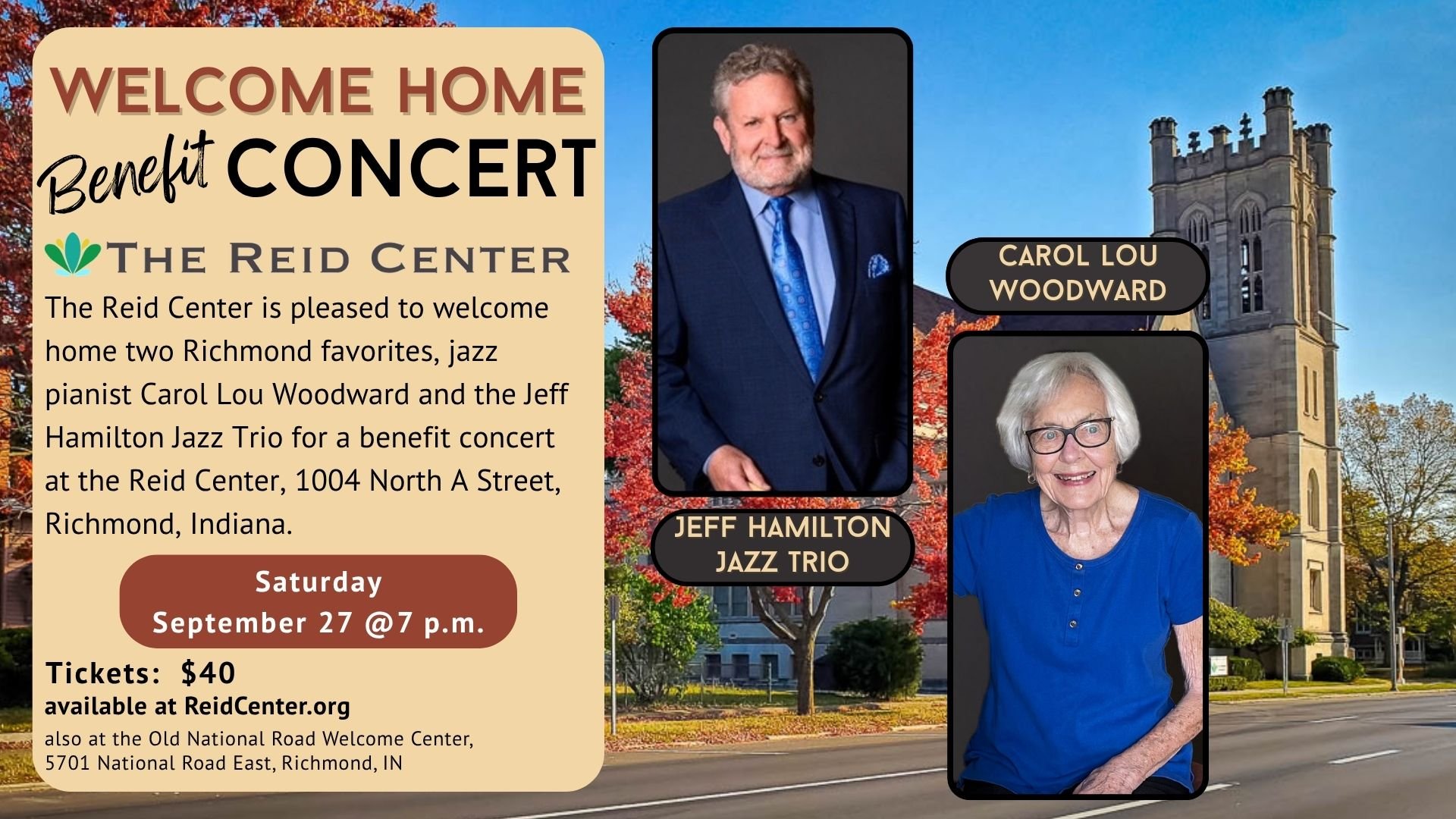 Welcome Home: Reid Center Benefit Concert