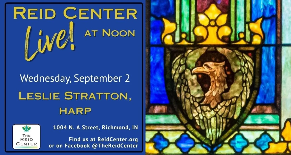 Reid Center LIVE! at Noon featuring Leslie Stratton on harp