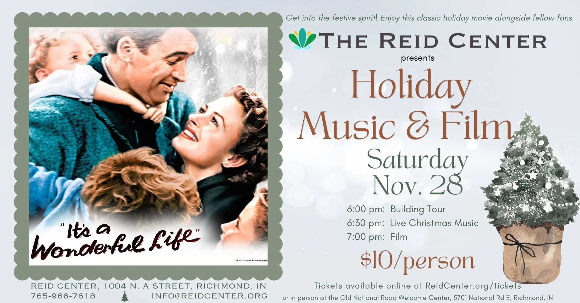 Tour, Music &amp; Film: “It’s a Wonderful Life”