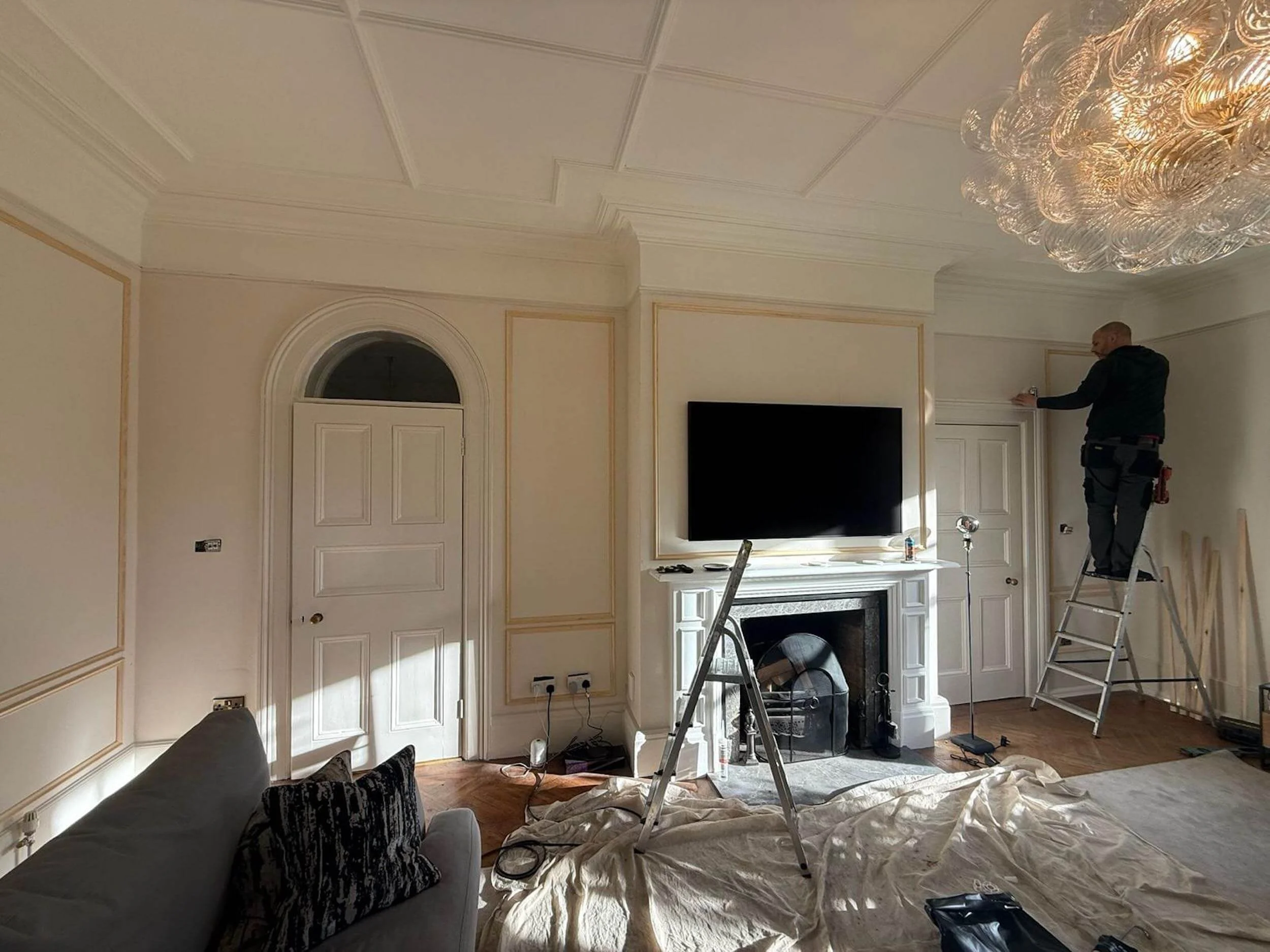 Living Room in progress