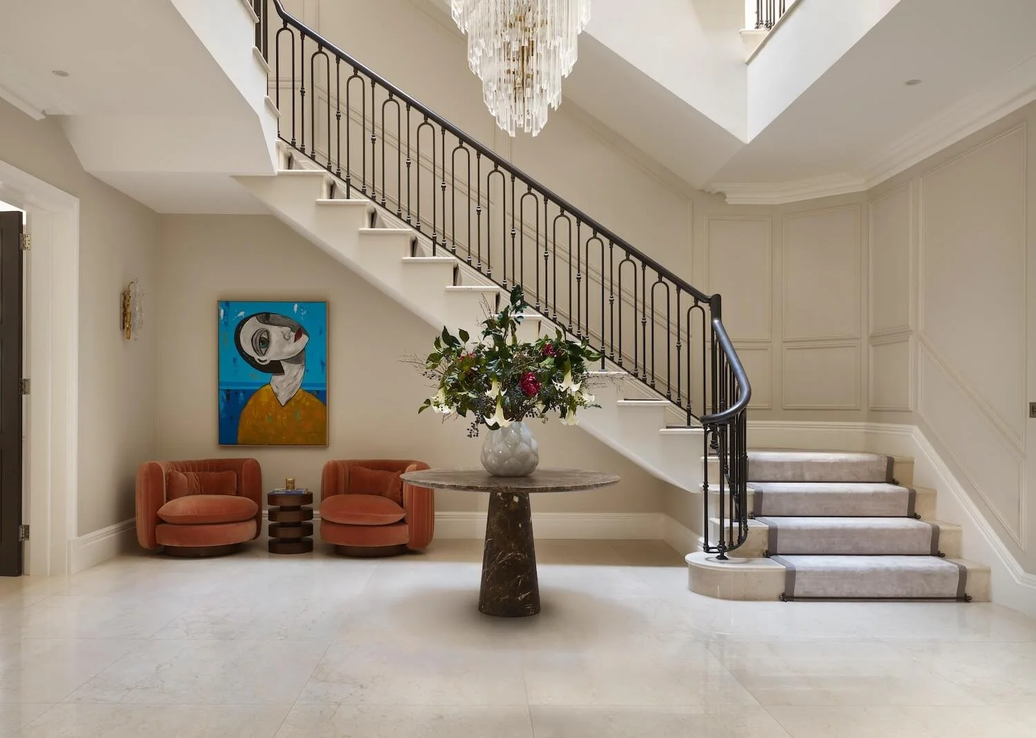 Staircase and seating