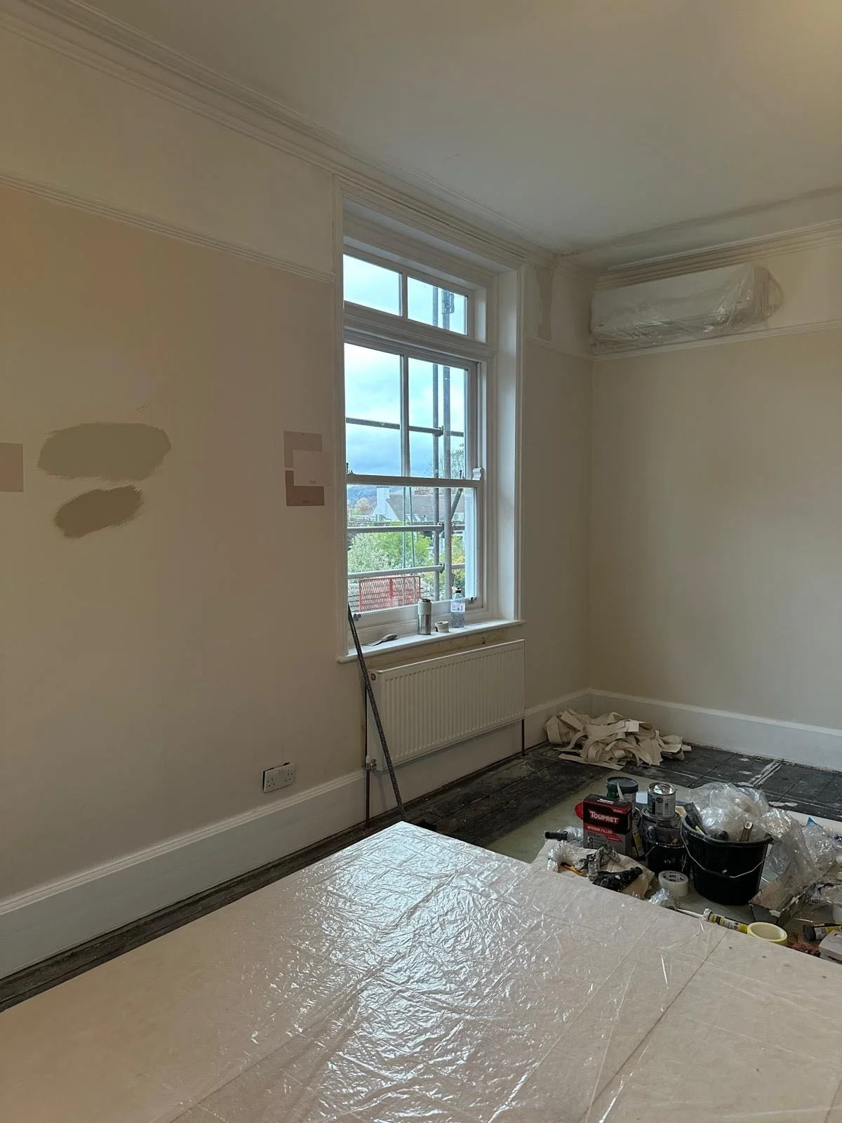 Master Bedroom, in progress