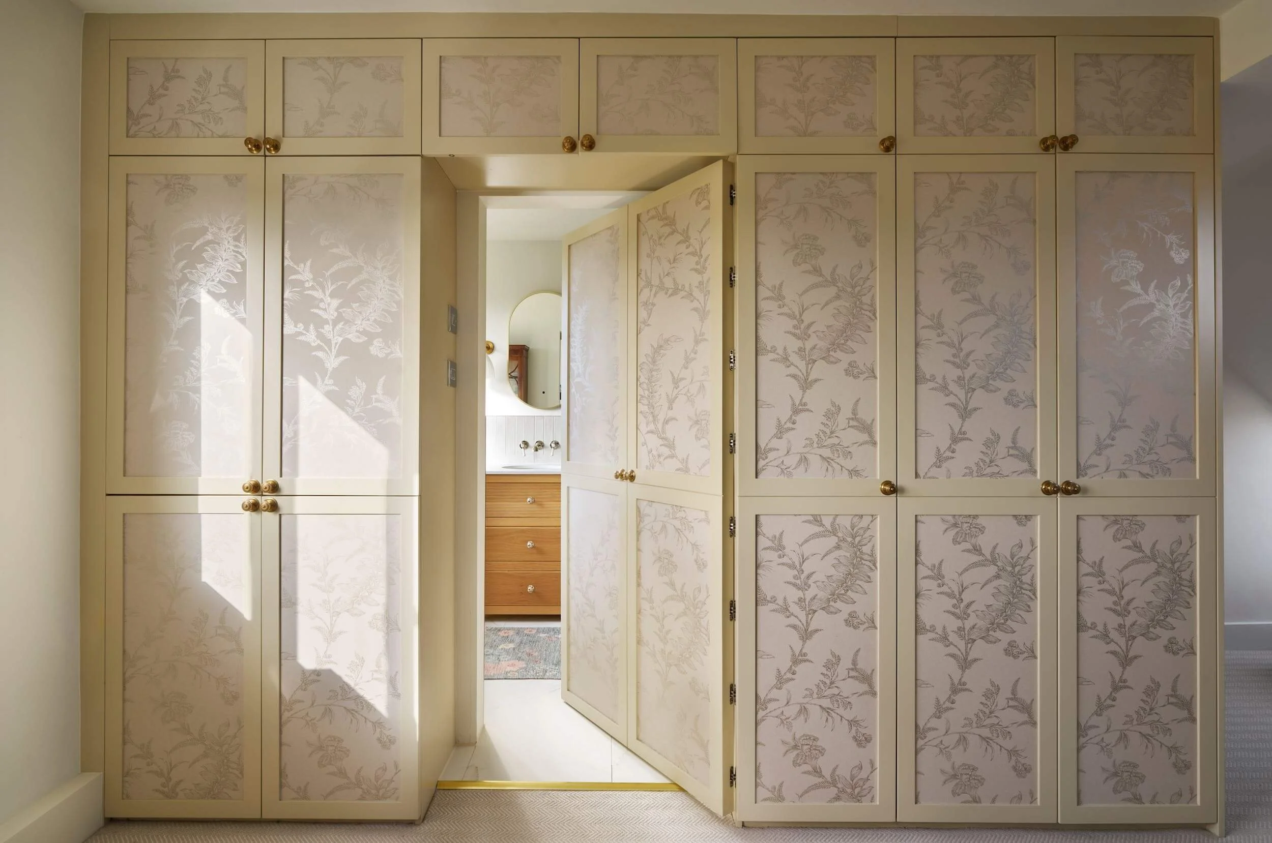 Master Bedroom joinery and the ensuite entrance