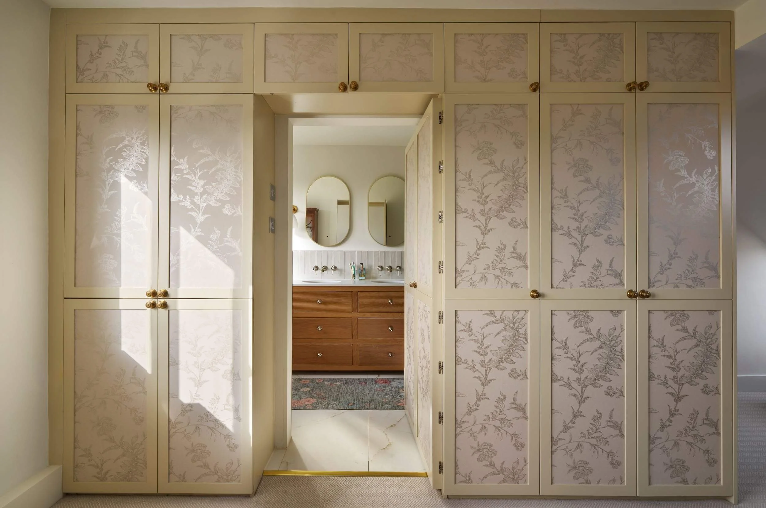 Master Bedroom joinery and the ensuite entrance