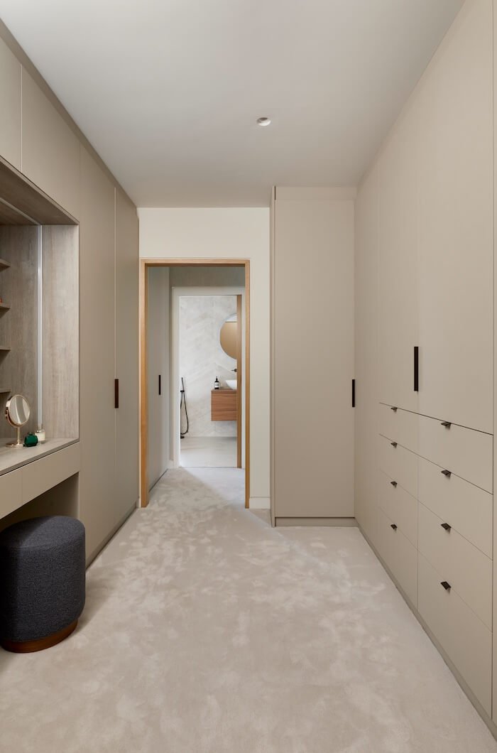 Master Dressing Room - looking towards the ensuite