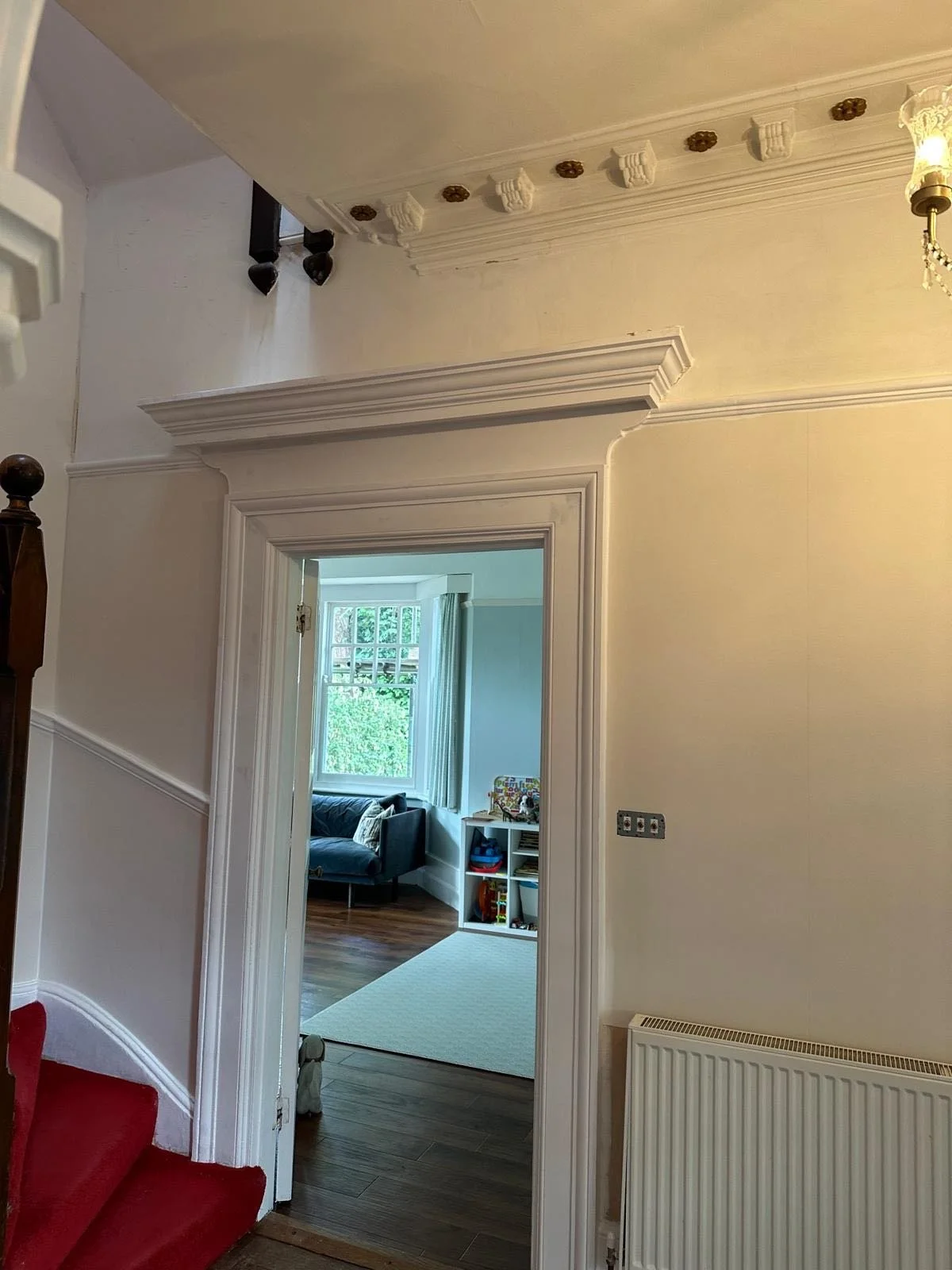 Hallway, before