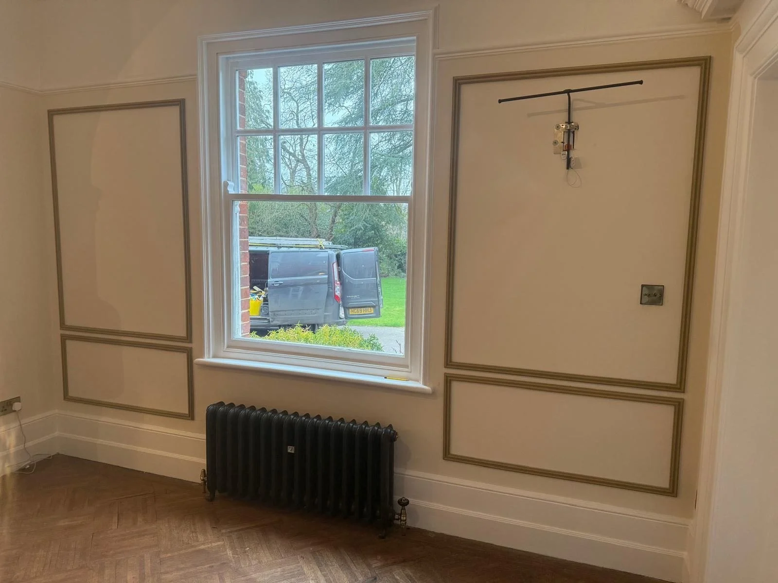 Hallway, in progress
