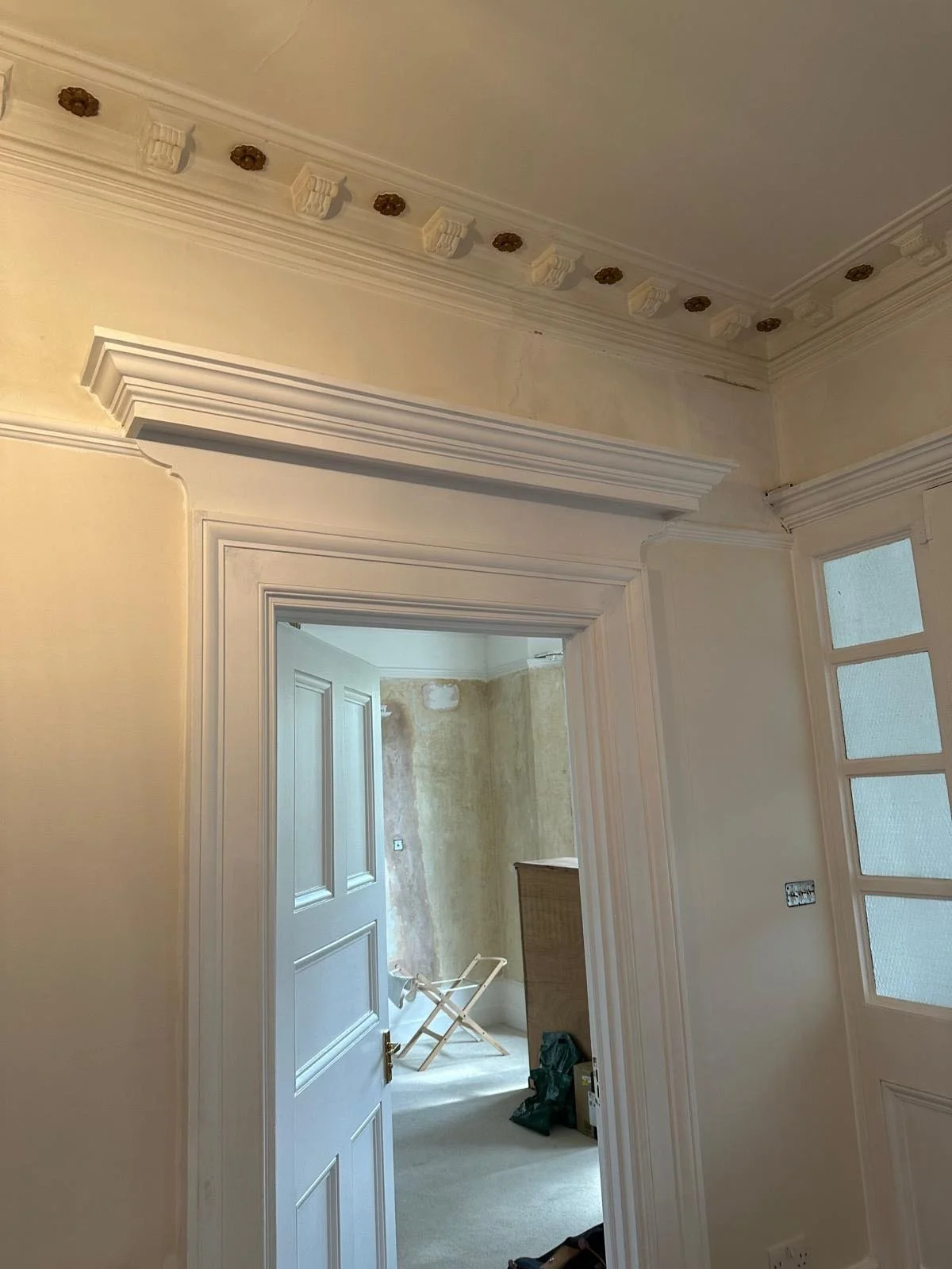 Hallway, before
