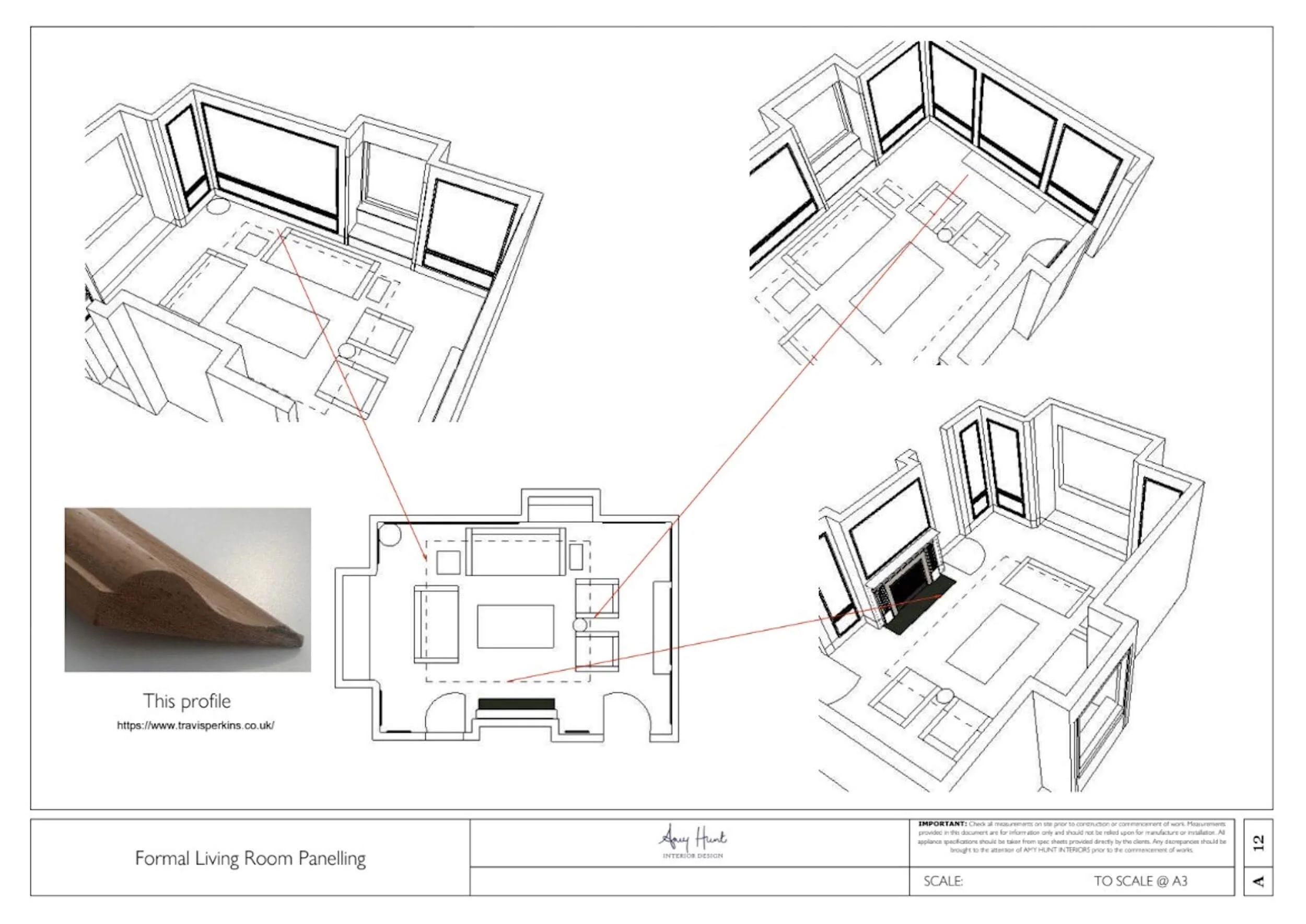Plans for Living Room panelling