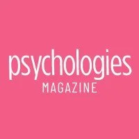 Pink cover of Psychology Magazine with white text reading 'psychologies MAGAZINE'.