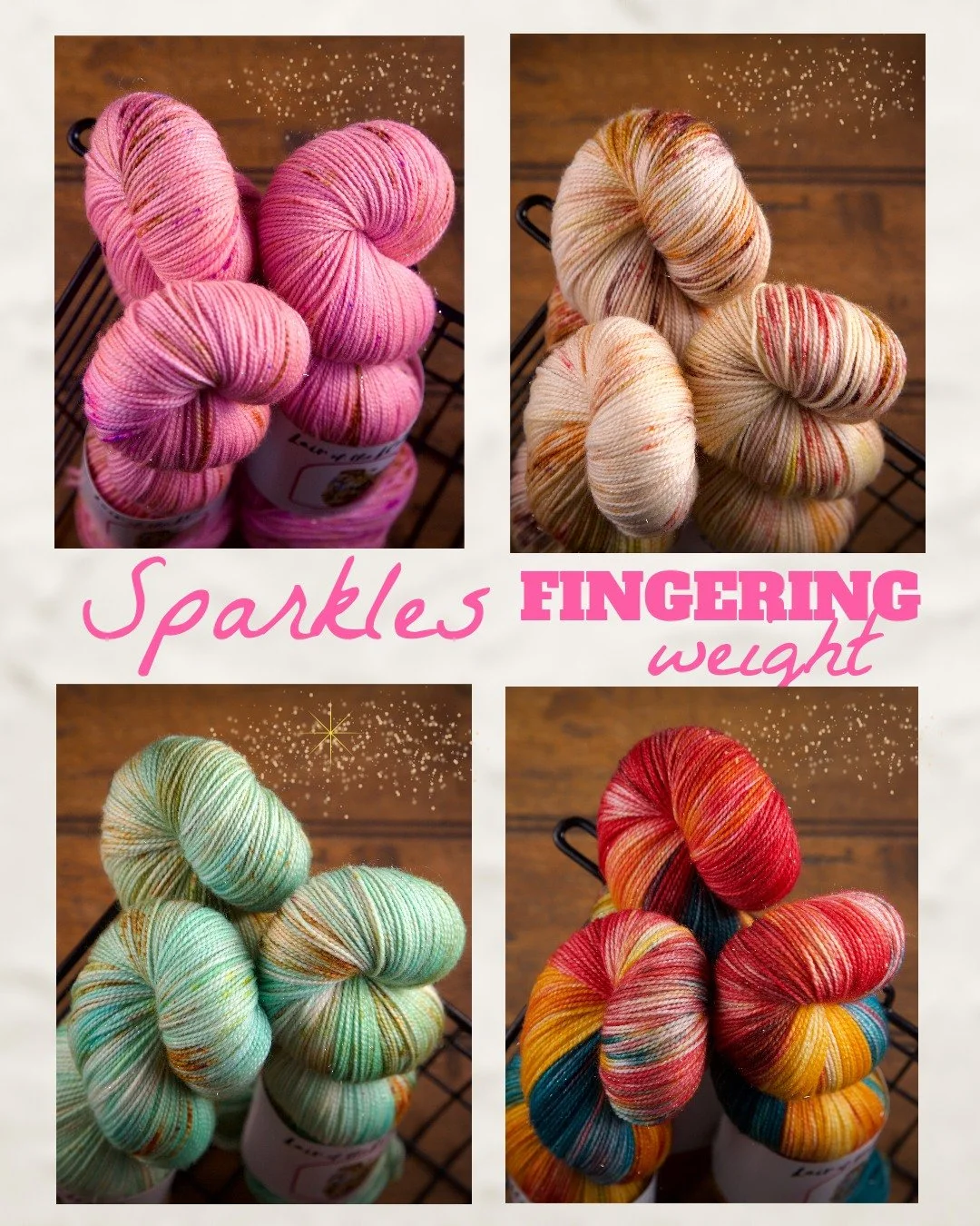 The Llama has spoken&hellip; and it involves new sparkles ✨🦙
Meet the new colorways;
&bull;
&bull;
🌸 Pink Petunias
🎋 The Earth Blooms
🌿 Water Lilies
... and Marigold!
&bull;
&bull;
Sparkles of Gold. Soft, glowing, and just magical enough to make 