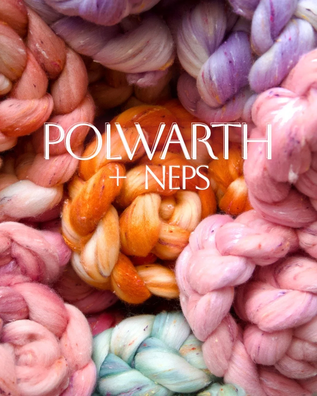 🐑 Polwarth wool &amp; Neps 🌸
&bull;
&bull;
&bull;
July 4 - July 26 | Tour de Fleece 2026
👑 The Tour de Fleece is an online spin-along for everyone who loves to spin yarn and play with fiber! Spinners are encouraged to set personal goals and challe