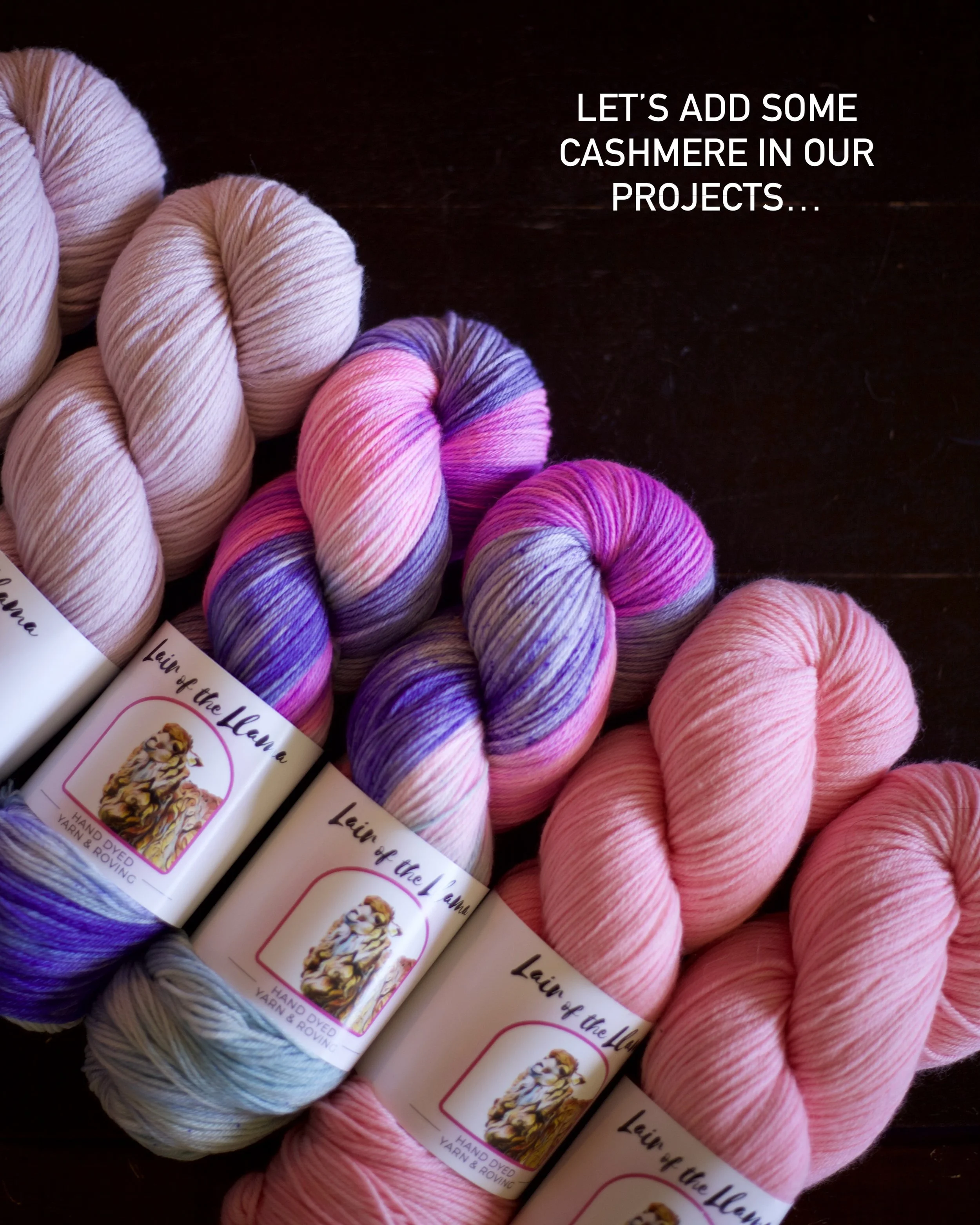 ✨ A new yarn is arriving at Lair of the Llama this week!

The Llama is excited to introduce a brand-new yarn base to the shop. We&rsquo;ll be launching with a few colorways to start, with many more planned for the collection in the coming weeks. 🧶💕