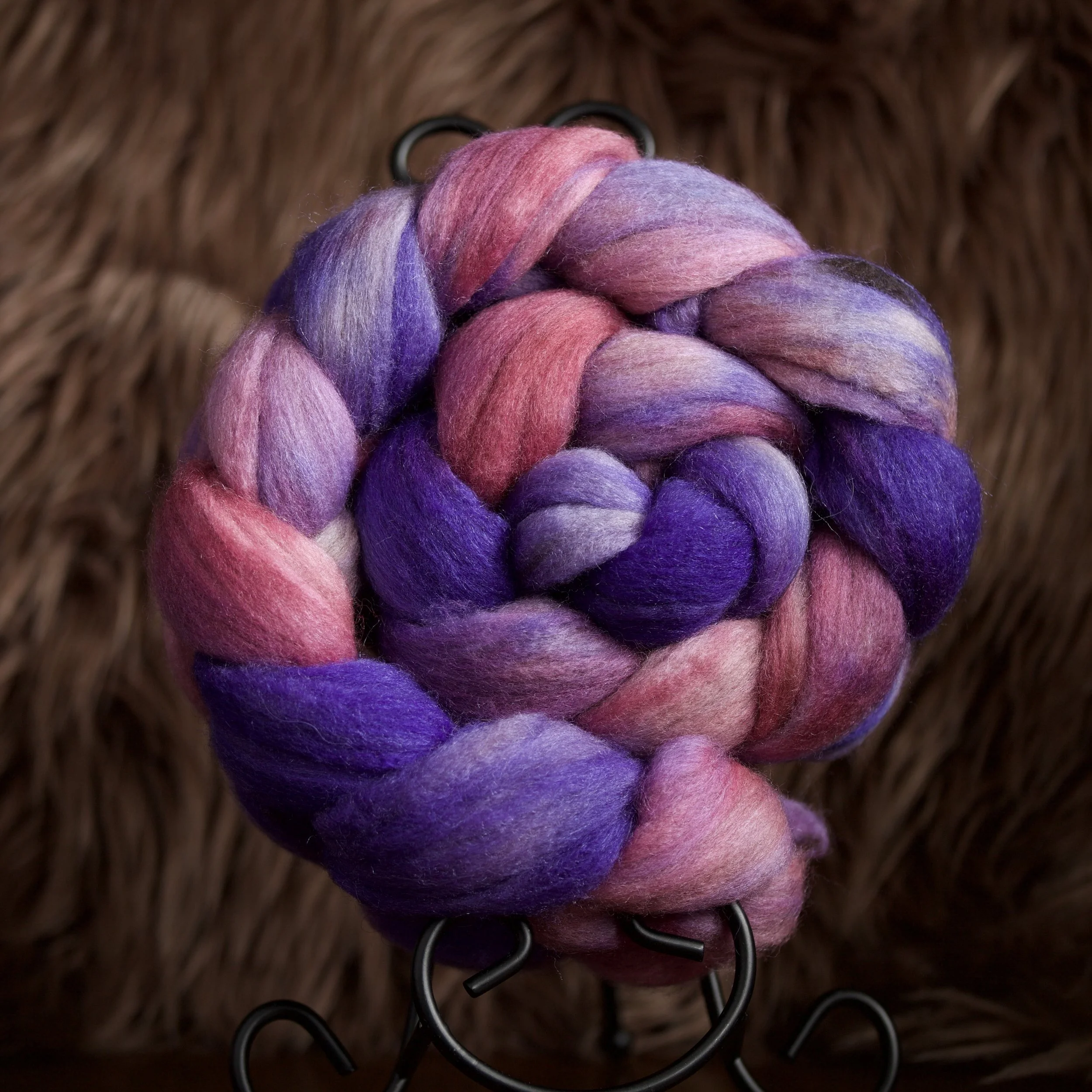 Purple Butterflies | Merino/Yak/Silk