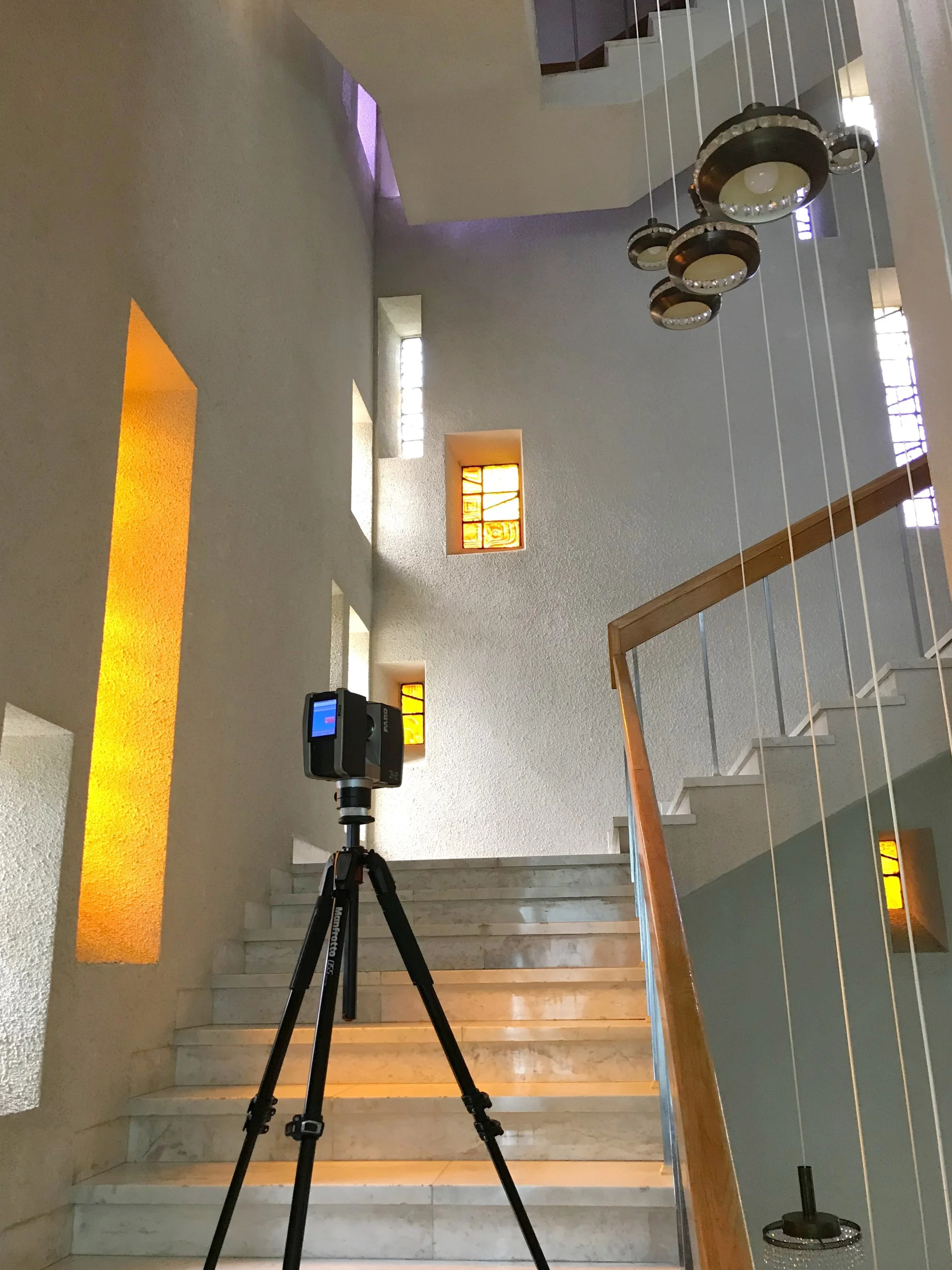 Laser scanning of interiors Prague