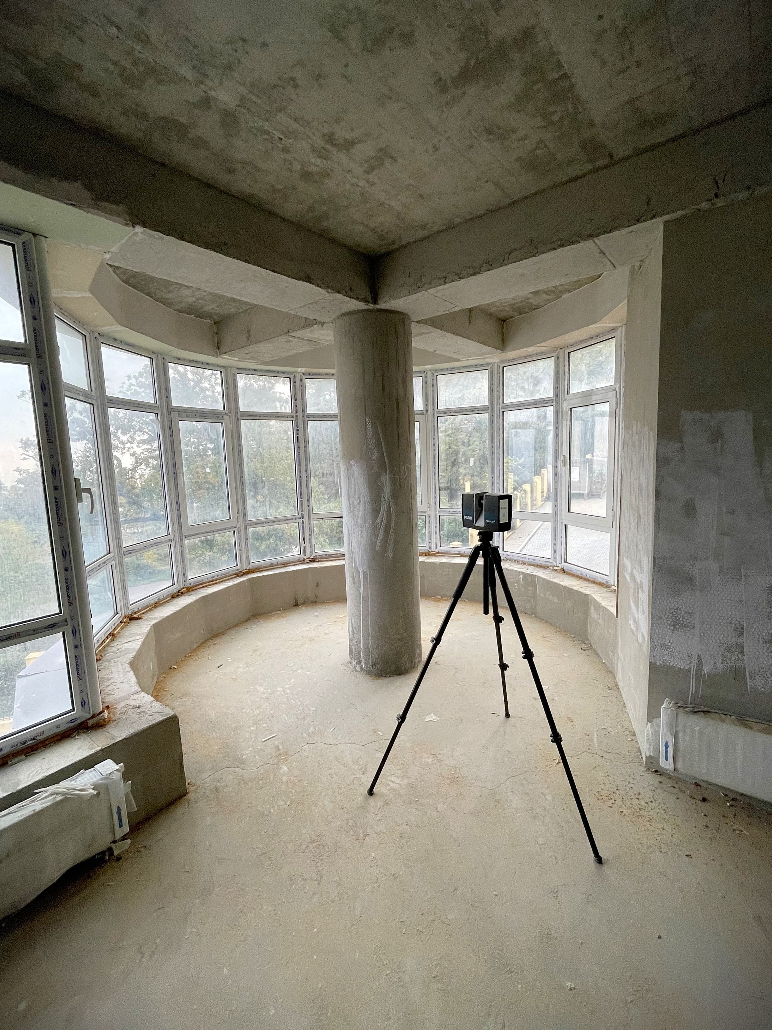 Laser scanning of interiors Prague