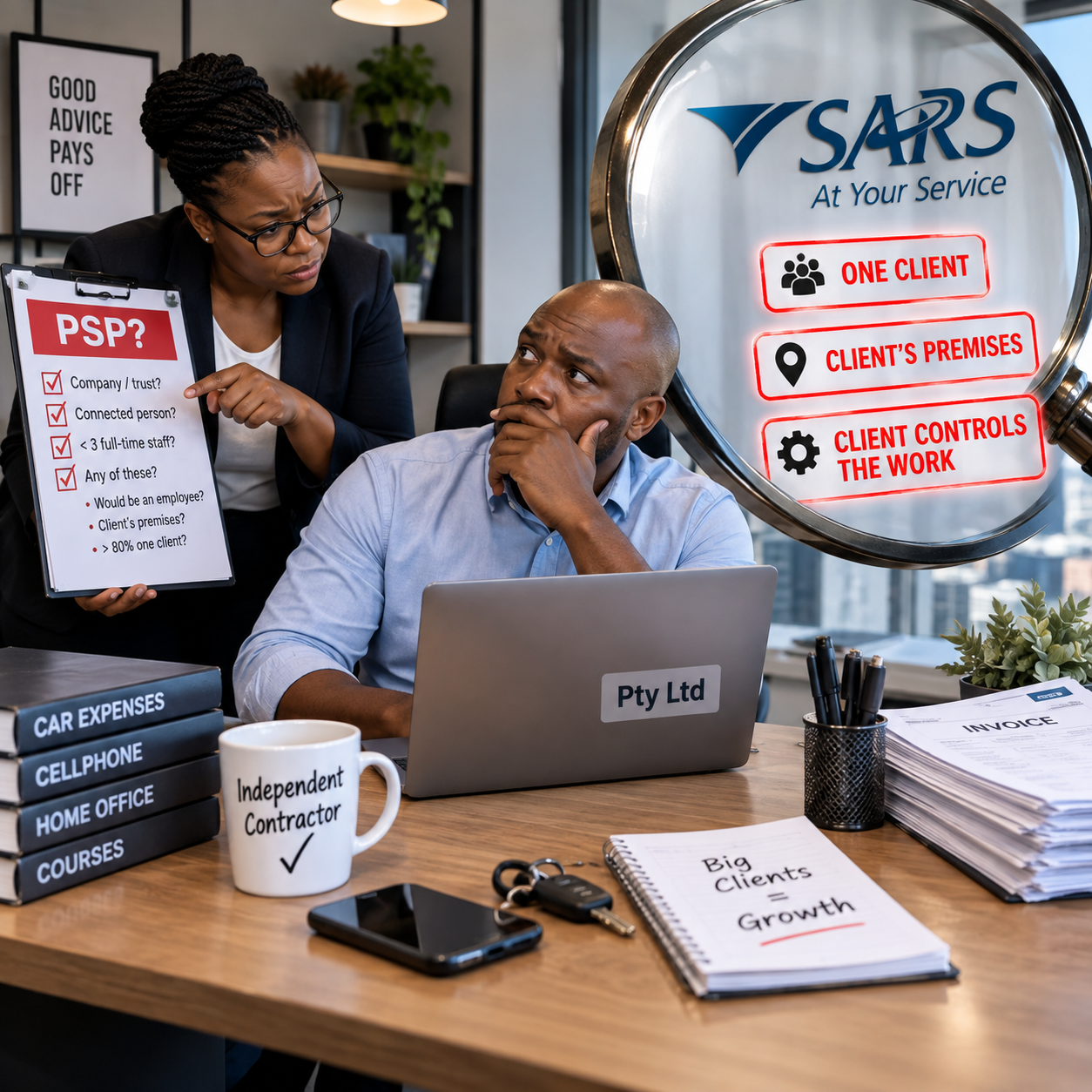 Personal Service Provider Rules: When SARS Says You Are an Employee